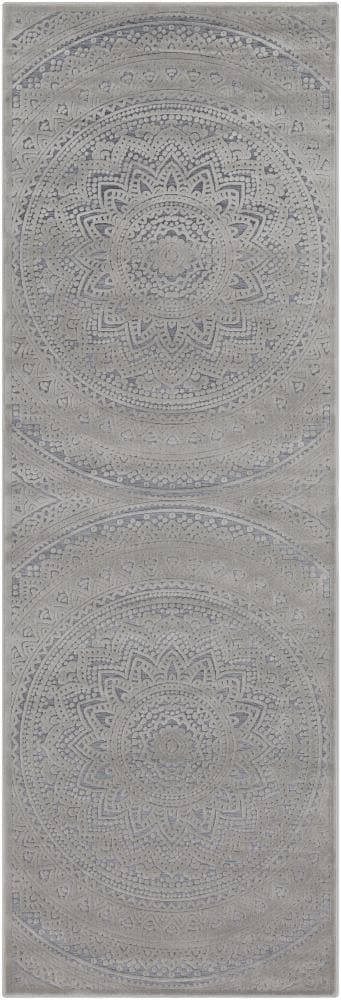Surya FAB2303-2776 Fabolous 2 X 8 (ft) Grey Medallion Runner