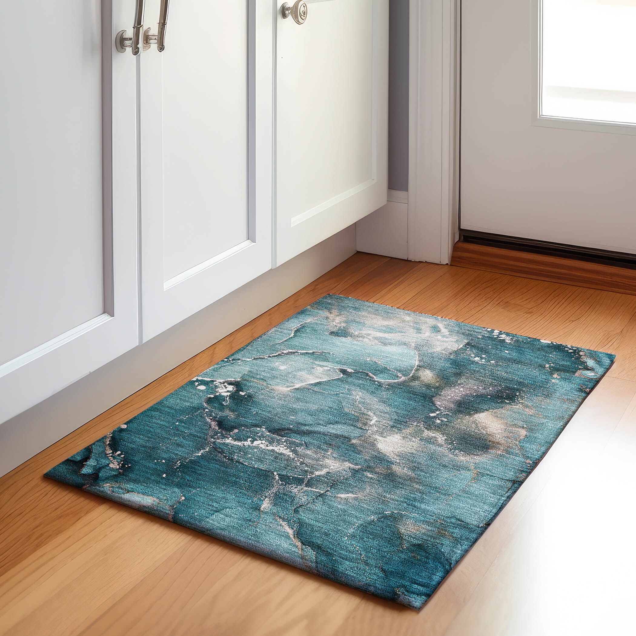 Addison Rugs AMF508OL2X8 Mayfield AMF508OL 2 x 7 (ft) Loomed Polyester Olive Rectangular Indoor Abstract Machine washable Area rug