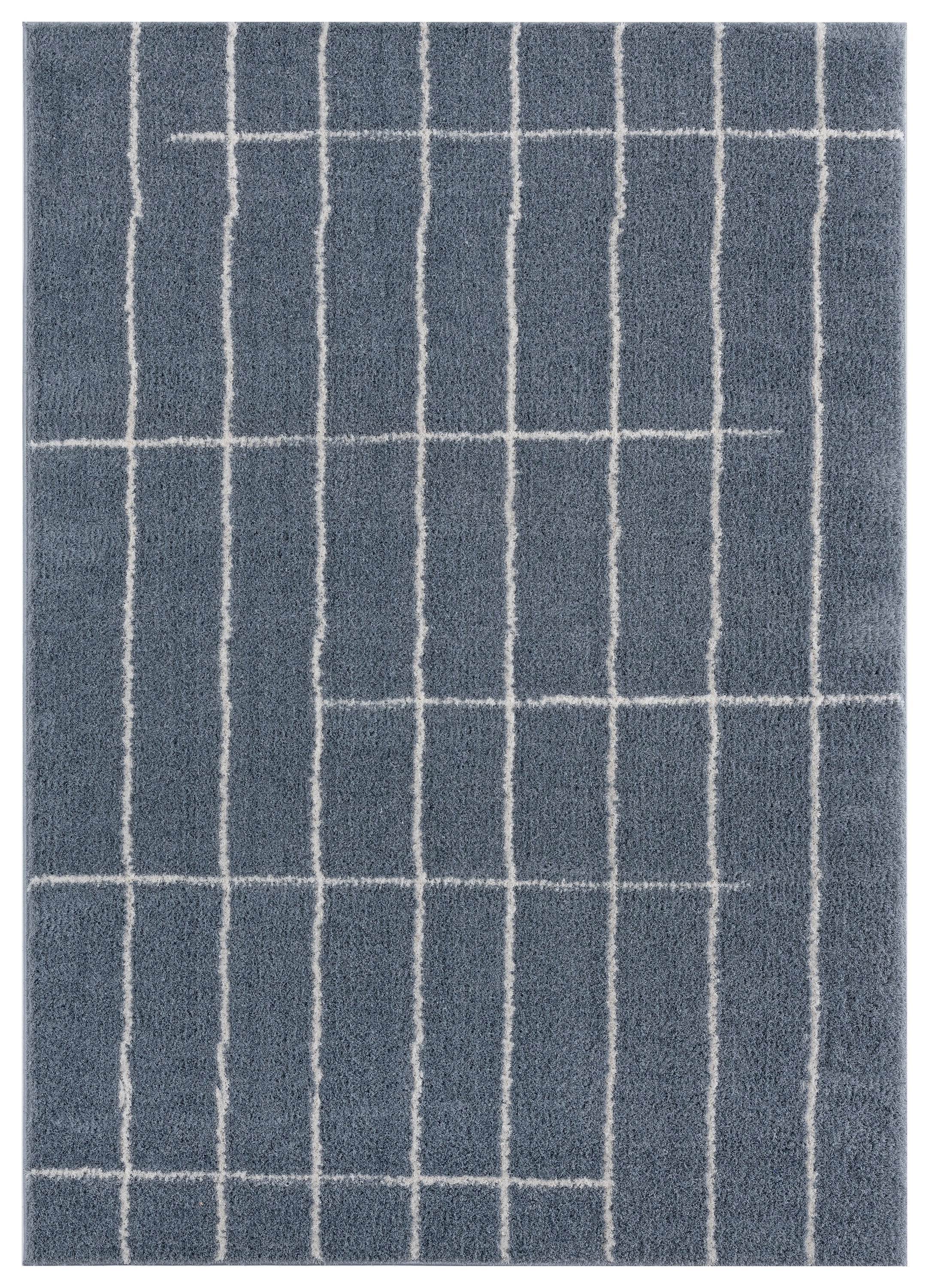 United Weavers Of America 1840 20767 359 Tranquility 3 x 5 (ft) Polyester Blue/grey Rectangular Indoor Geometric Mid-Century Modern Area rug