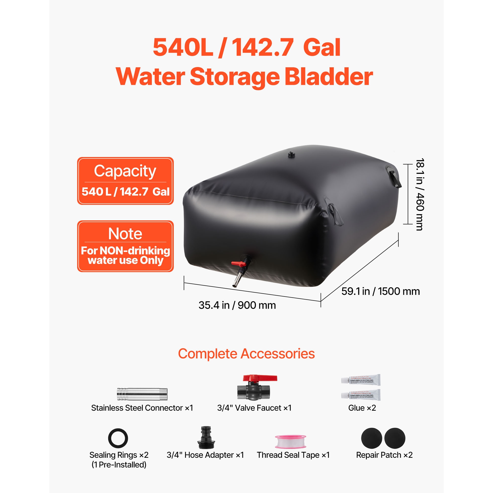 GIVIMO LW102GIVSS1542 Water-Storage - View #5