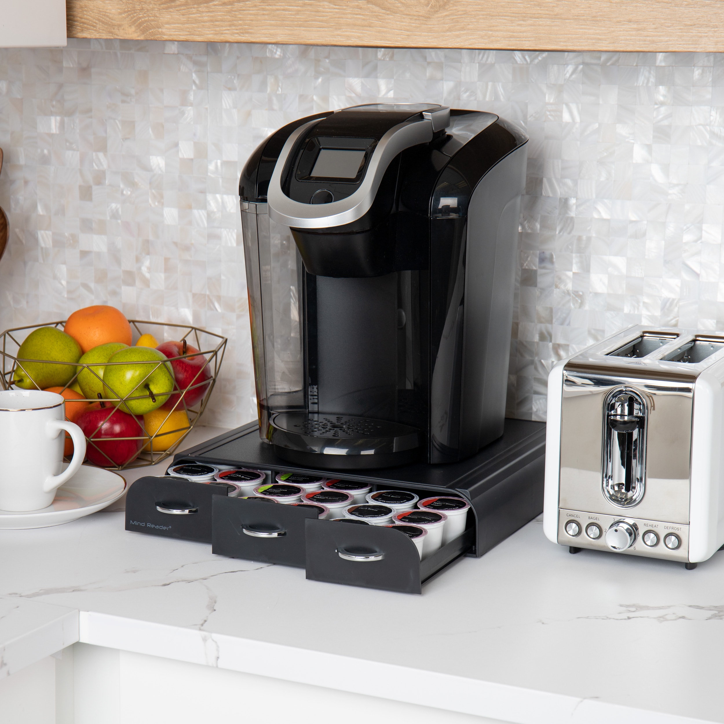 Mind Reader TRY3PC-BLK Coffee-Beverage-Organizers - View #2