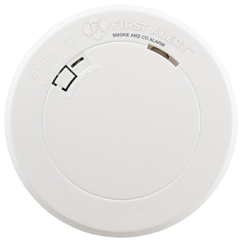First Alert Battery-operated Combination Smoke and Carbon Monoxide Detector in White | 1039784-PRC700-6 -  1039783