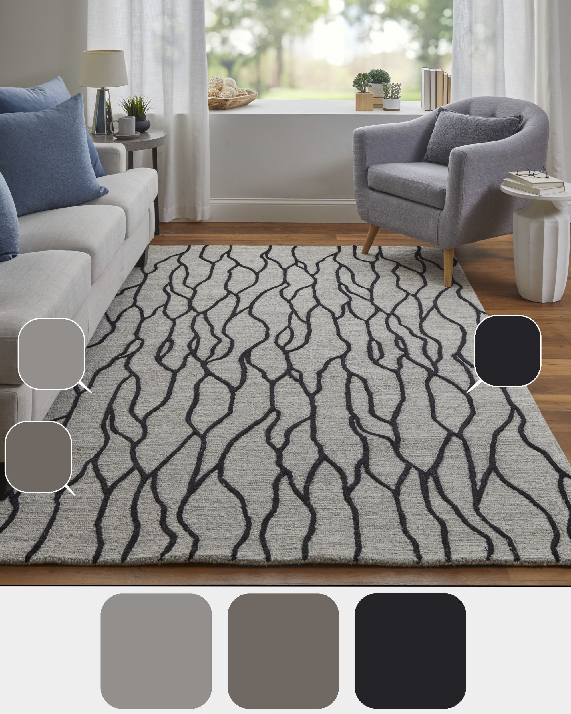 Room Envy 742R8734BLKTPEE10 rugs - View #10
