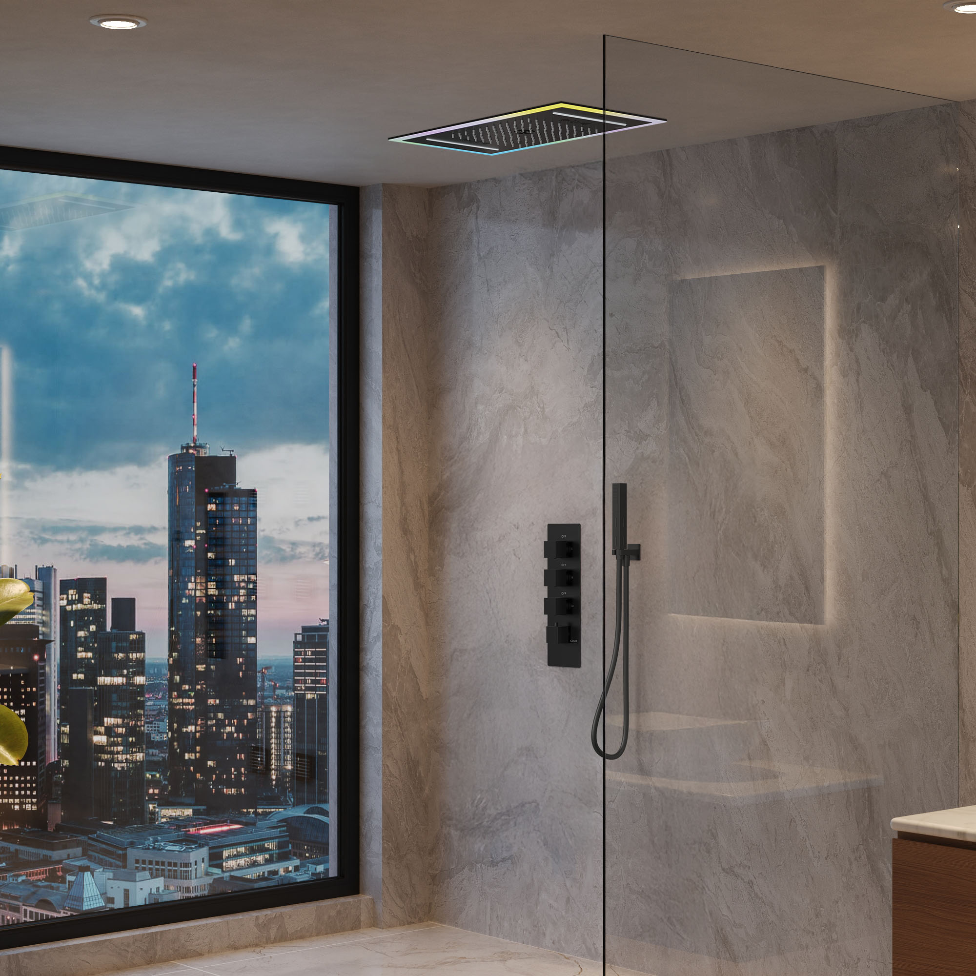 GRANDJOY SGF10GJ-81BL Tub-Shower-Faucets - View #2