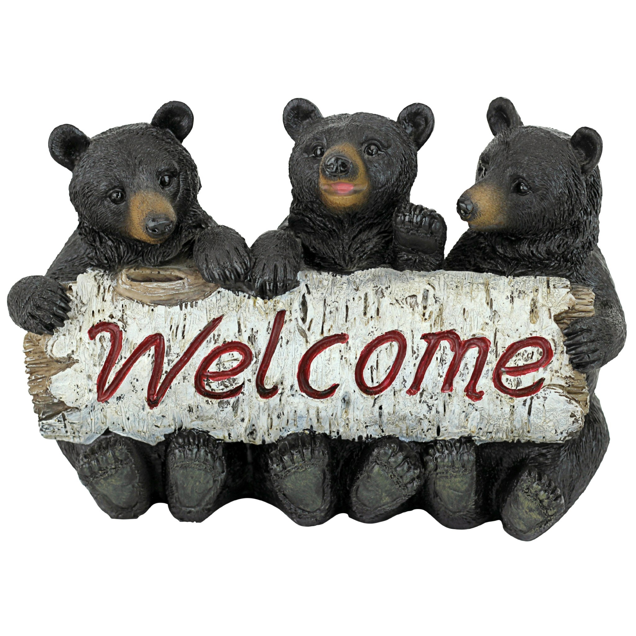 Design Toscano QL58013 7.5-in H x 11-in W Multiple Colors/Finishes Bear Garden Statue