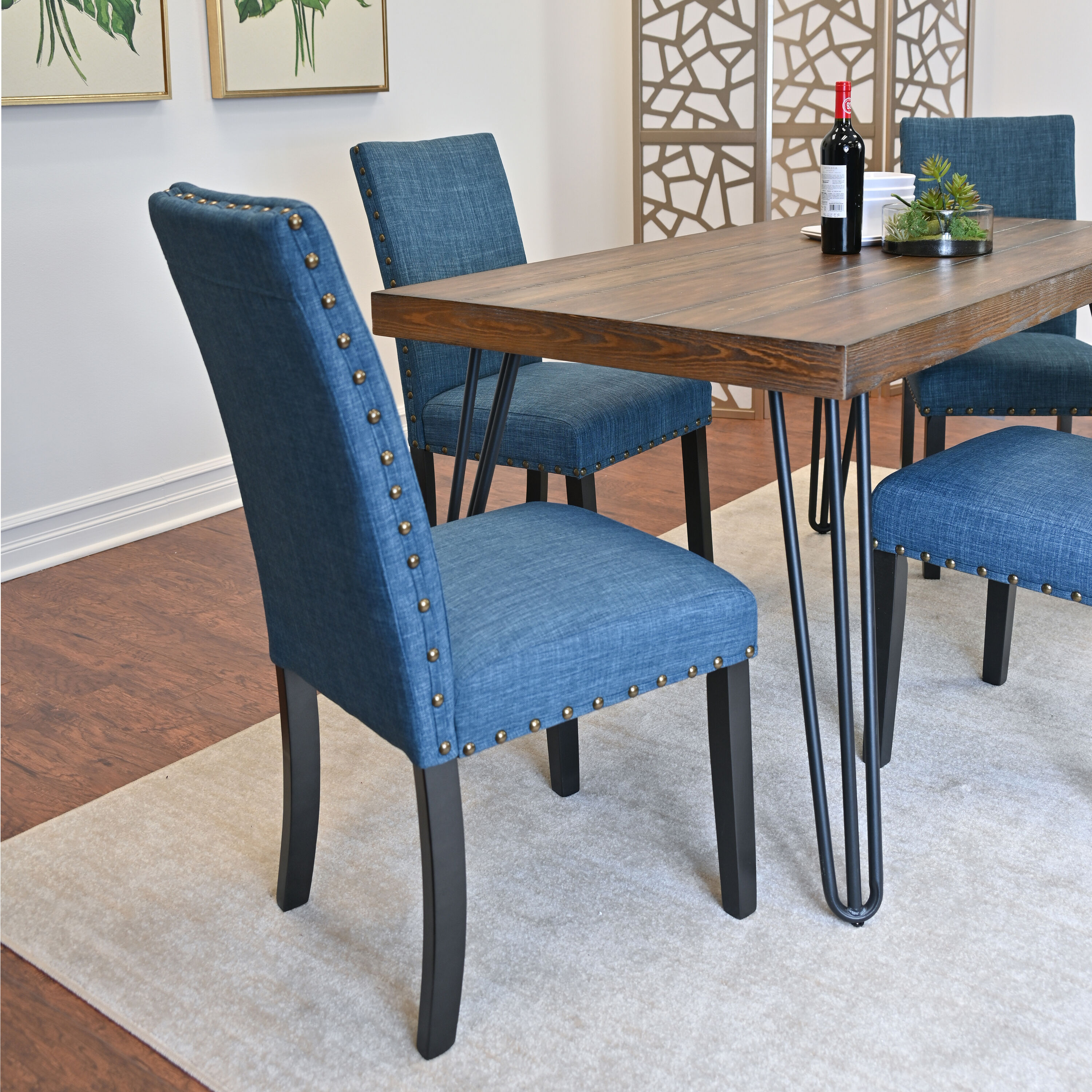 Roundhill Furniture T8741-C162BUX3 Dining-Sets - View #6
