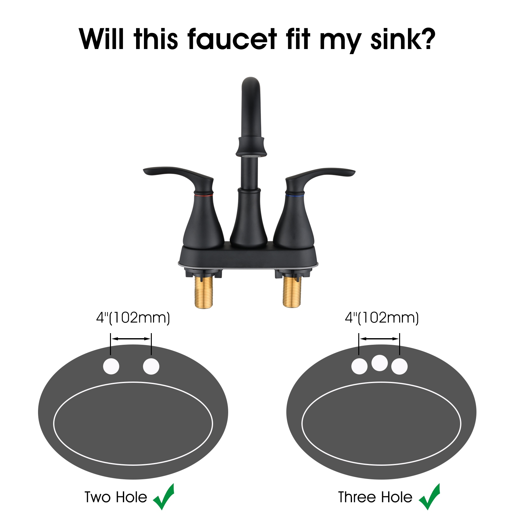UCLIMAA UCB33541MB Lavatory-Faucets - View #2