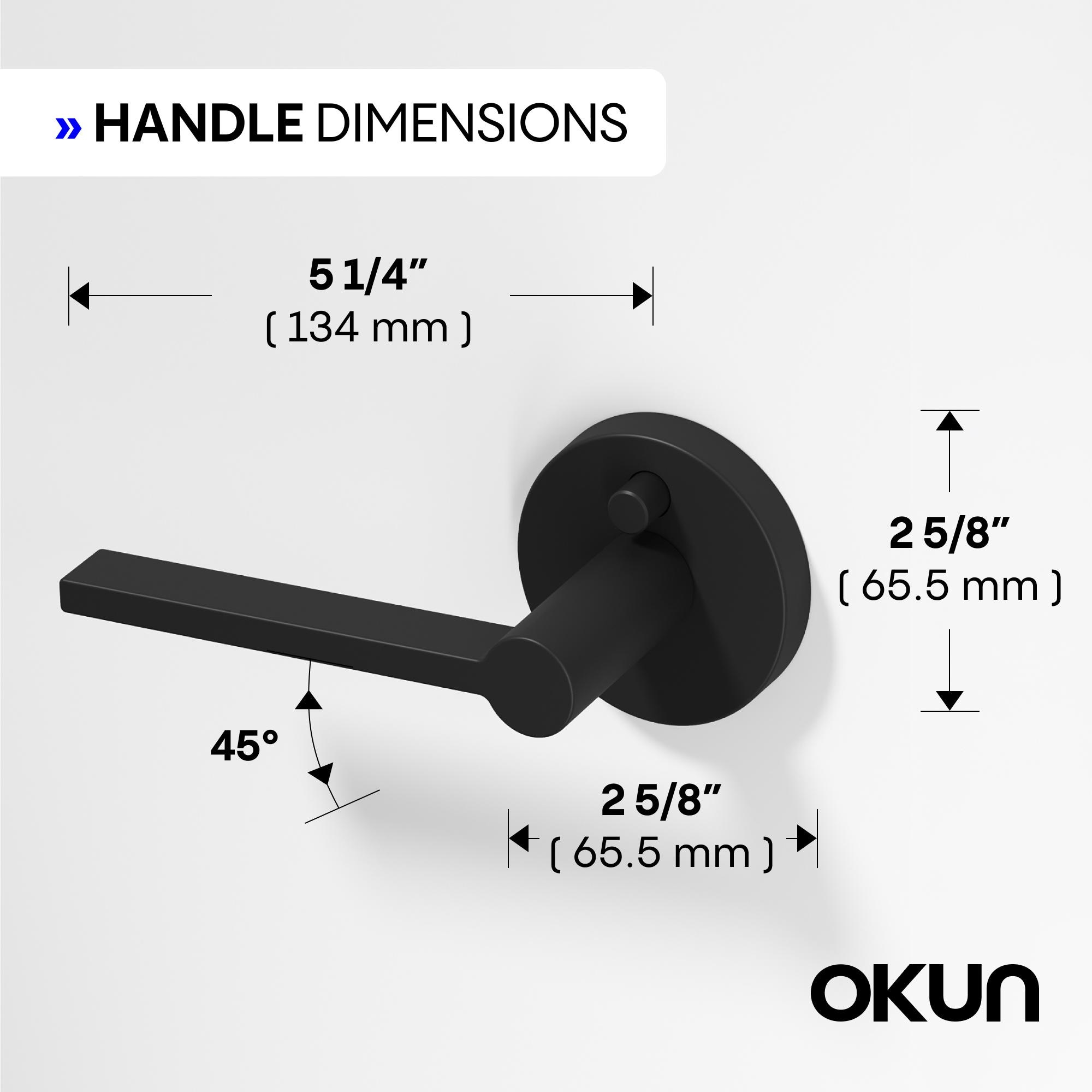 OKUN OK1005MBPRK2 Door-Handles - View #4