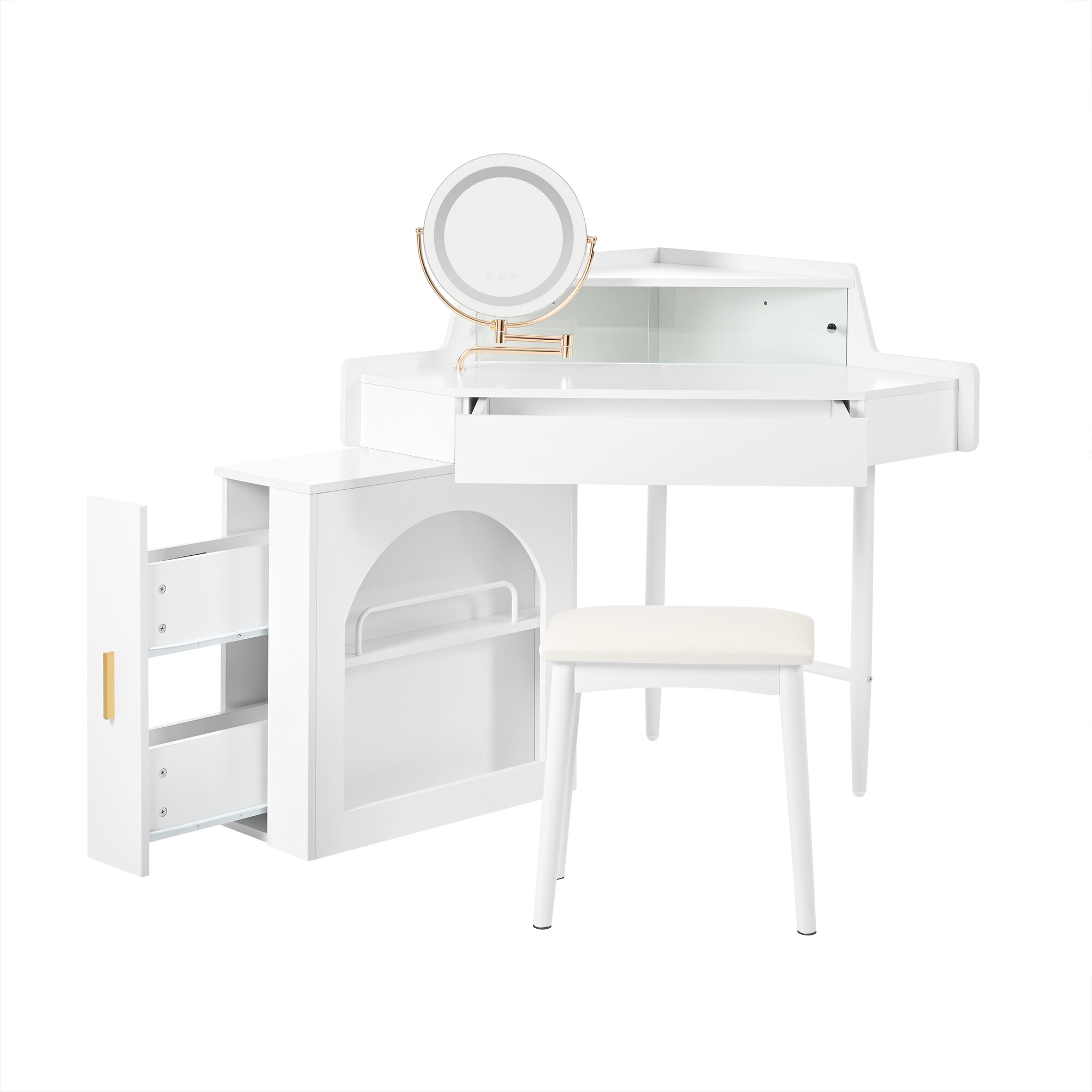 SINOFURN SYD250021WT Bedroom-Vanities - View #17