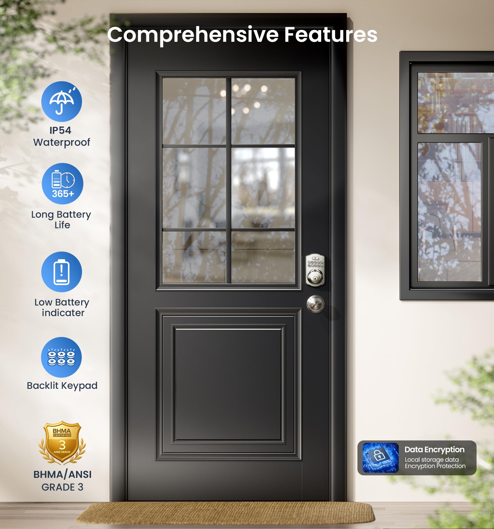 Oyezvary LOZ0728O055 Electronic-Door-Locks - View #5