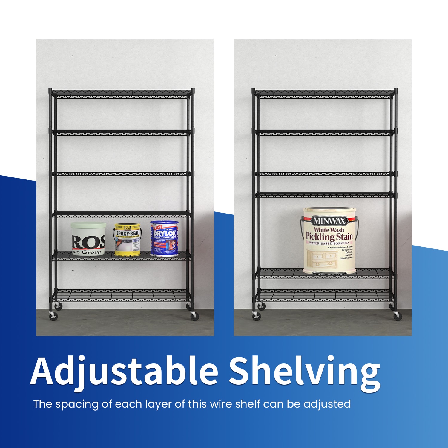 Quantum Storage Systems Steel Heavy Duty 13-Tier Utility Shelving