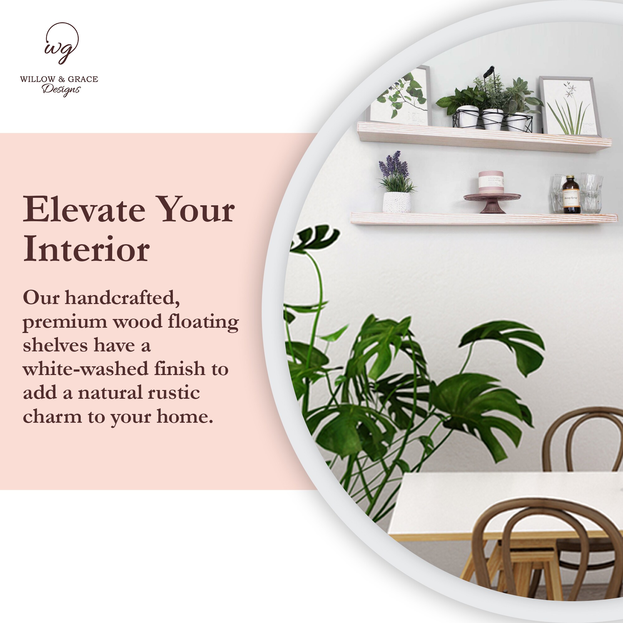 Willow & Grace 265472 Wall-Mounted-Shelving - View #12