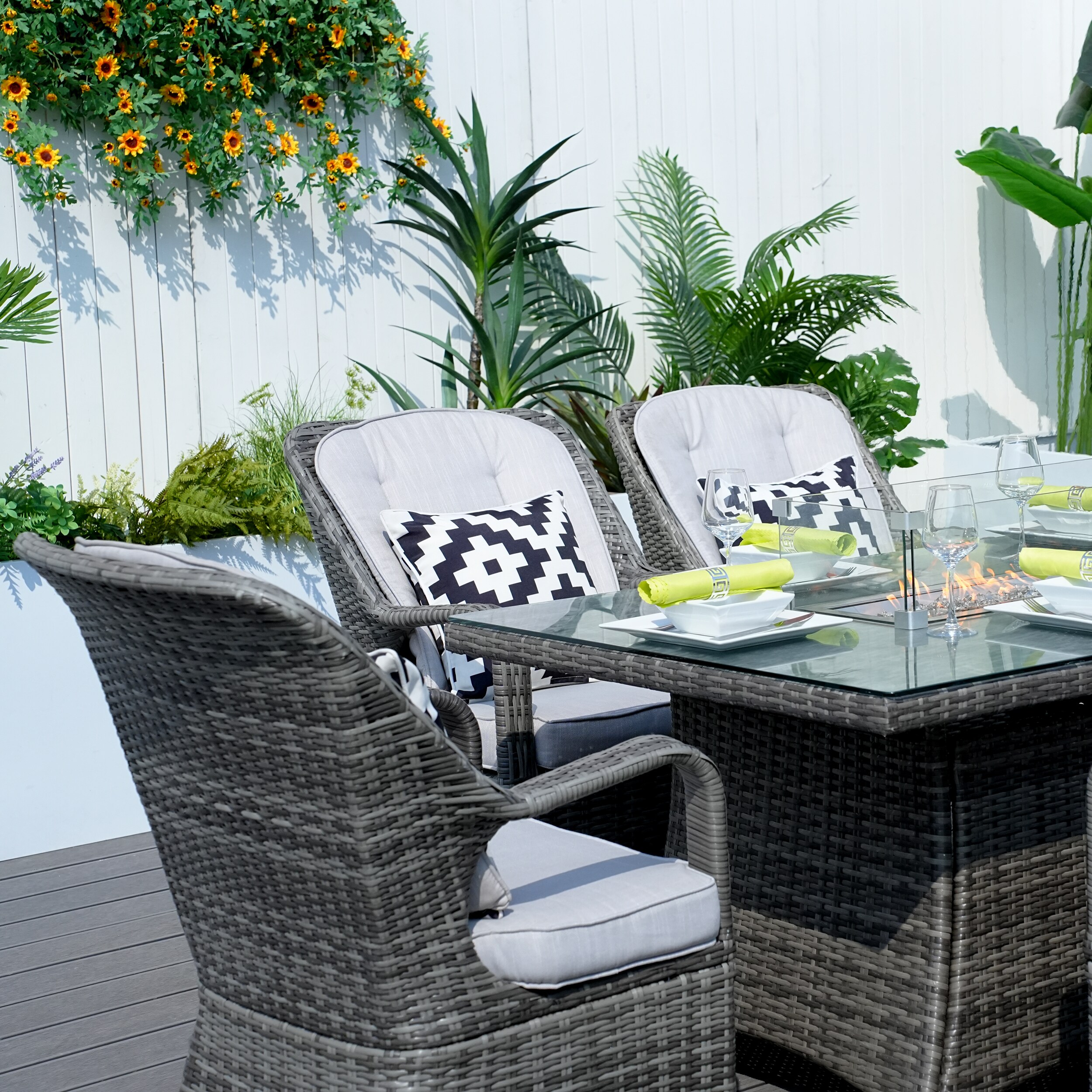 Moda Furnishings MOG-1106R-G Patio-Dining-Sets - View #5