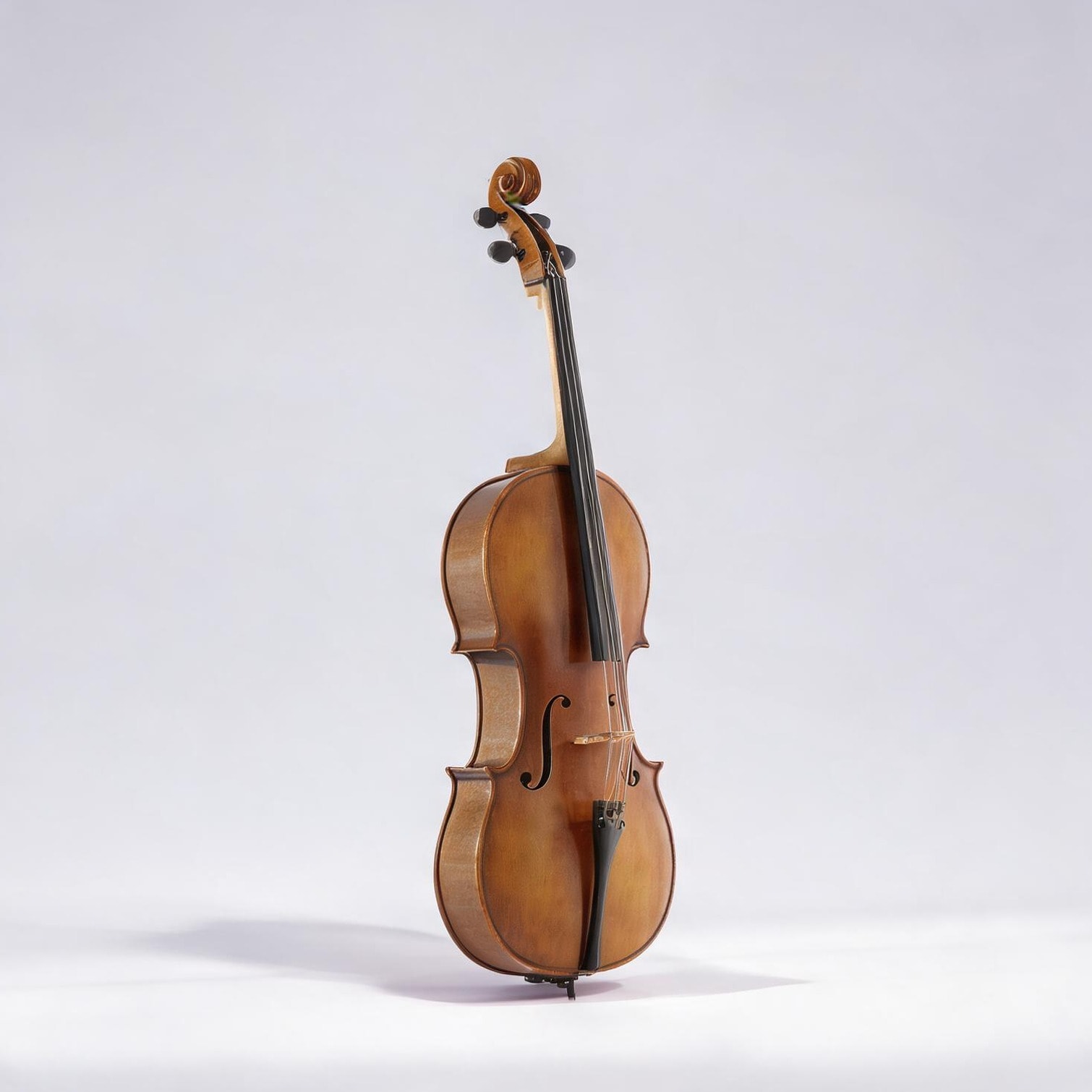 Tammesy Music and Art Musical combining Adults and Solid Wood Detail with Wood Finish 4/4 Acoustic Cello Set and Adjustable Design