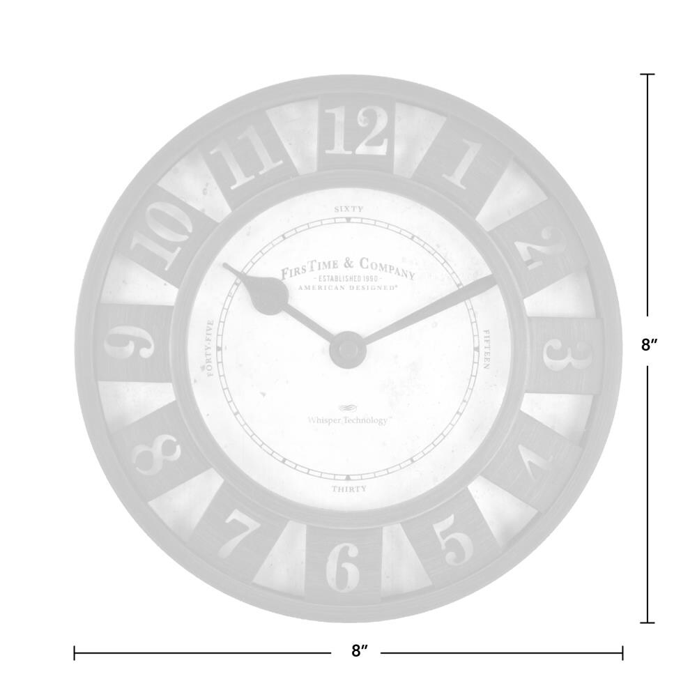 FirsTime 00265 Indoor-Outdoor-Clocks - View #3