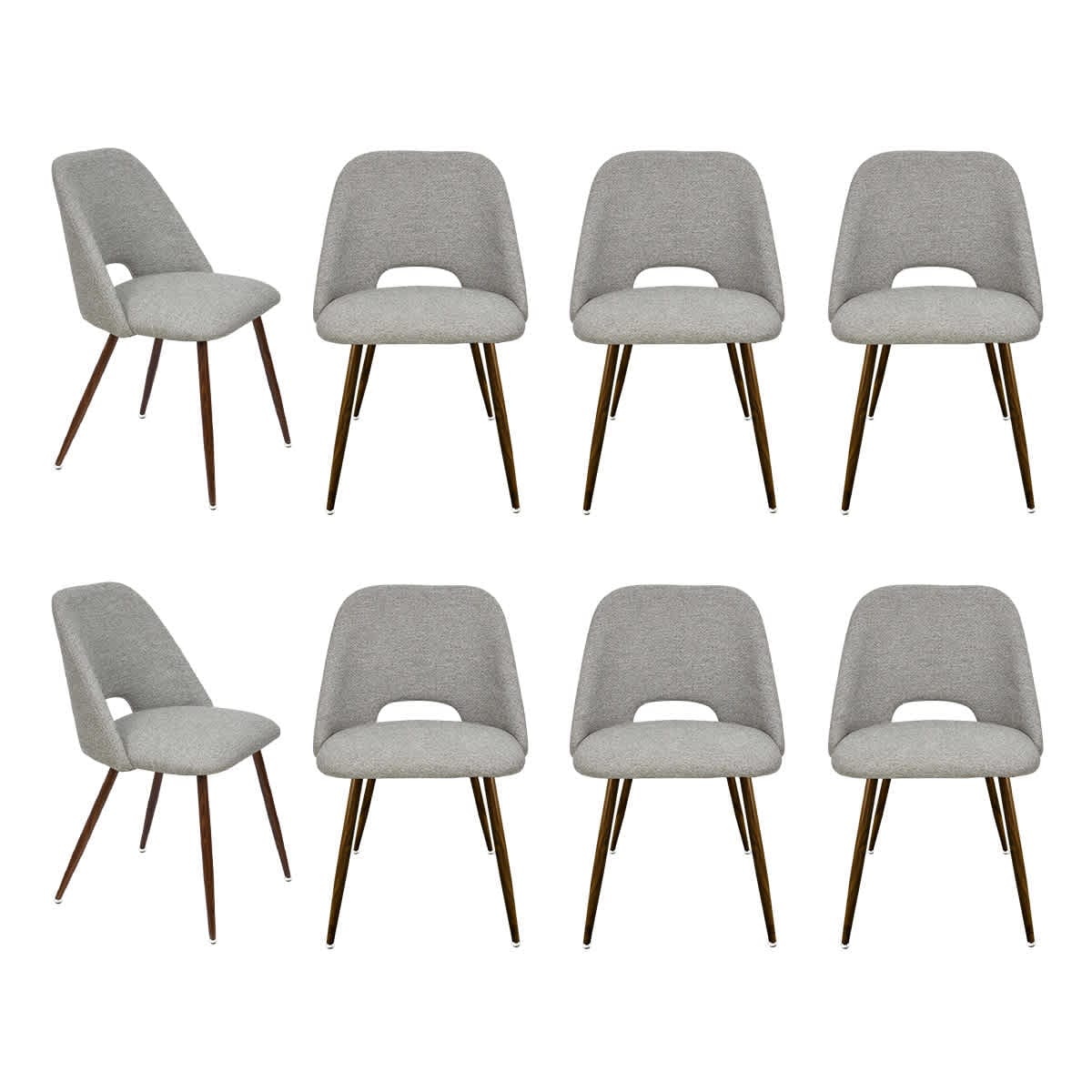 Maison Boucle EDWIN-CHAIR-GREY-8 Dining-Chairs - View #2
