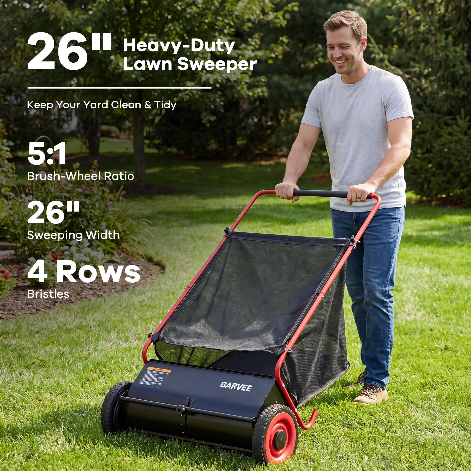 Garvee LYUTRPPG-356UV5K5 lawnsweeper - View #2