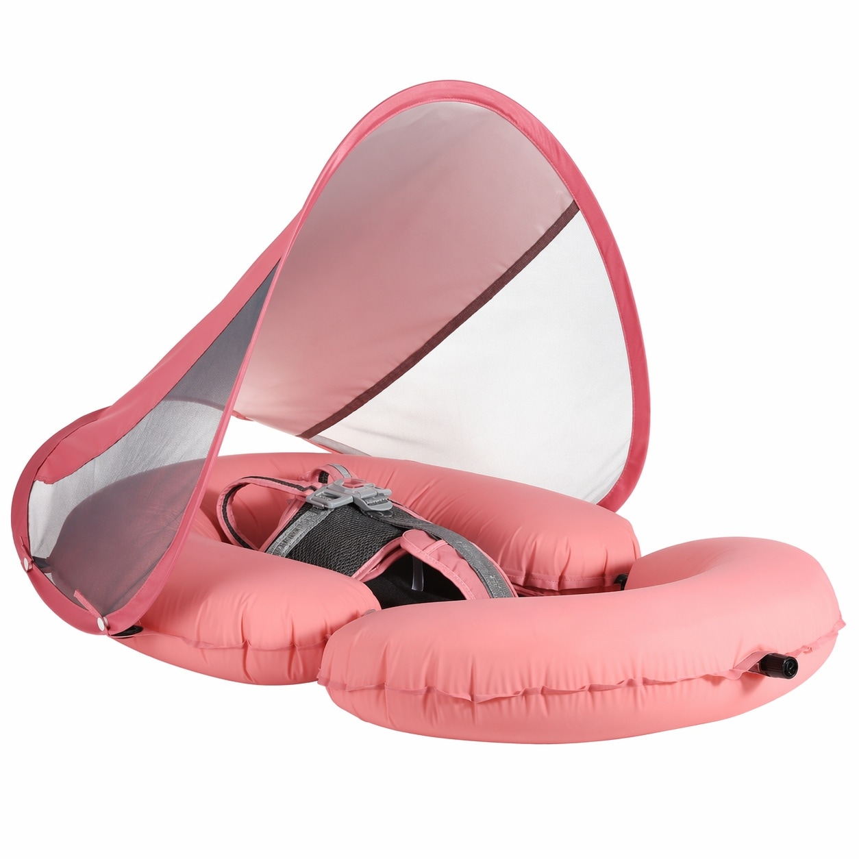 Aoibox Self Inflating Baby Pool Float Hammock with Canopy in Limited ...