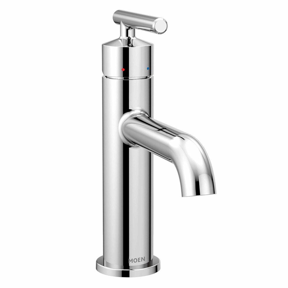 Moen Gibson Chrome 1-handle Single Hole WaterSense Mid-arc Bathroom ...