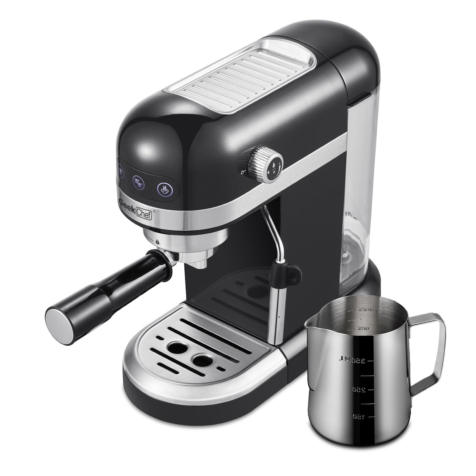 Jeremy Cass 2-Cup Sliver Commercial/Residential Drip Coffee Maker in the Coffee  Makers department at