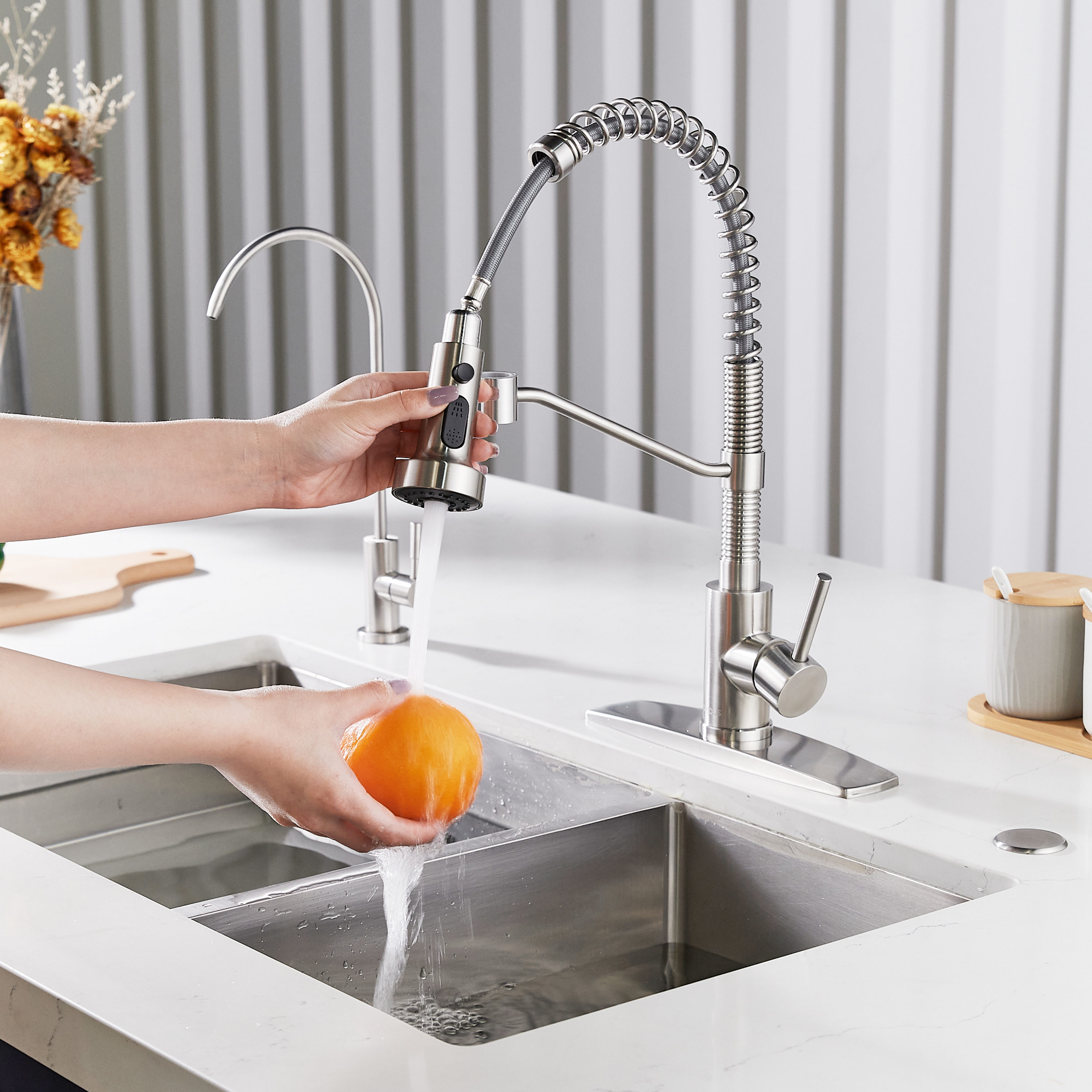 FORIOUS LL0027BN Kitchen-Faucets - View #2