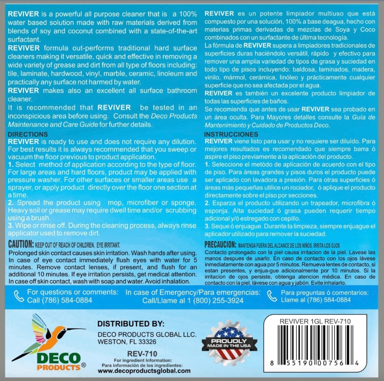 Deco Products 2P-REV-710 Floor-Cleaners - View #5