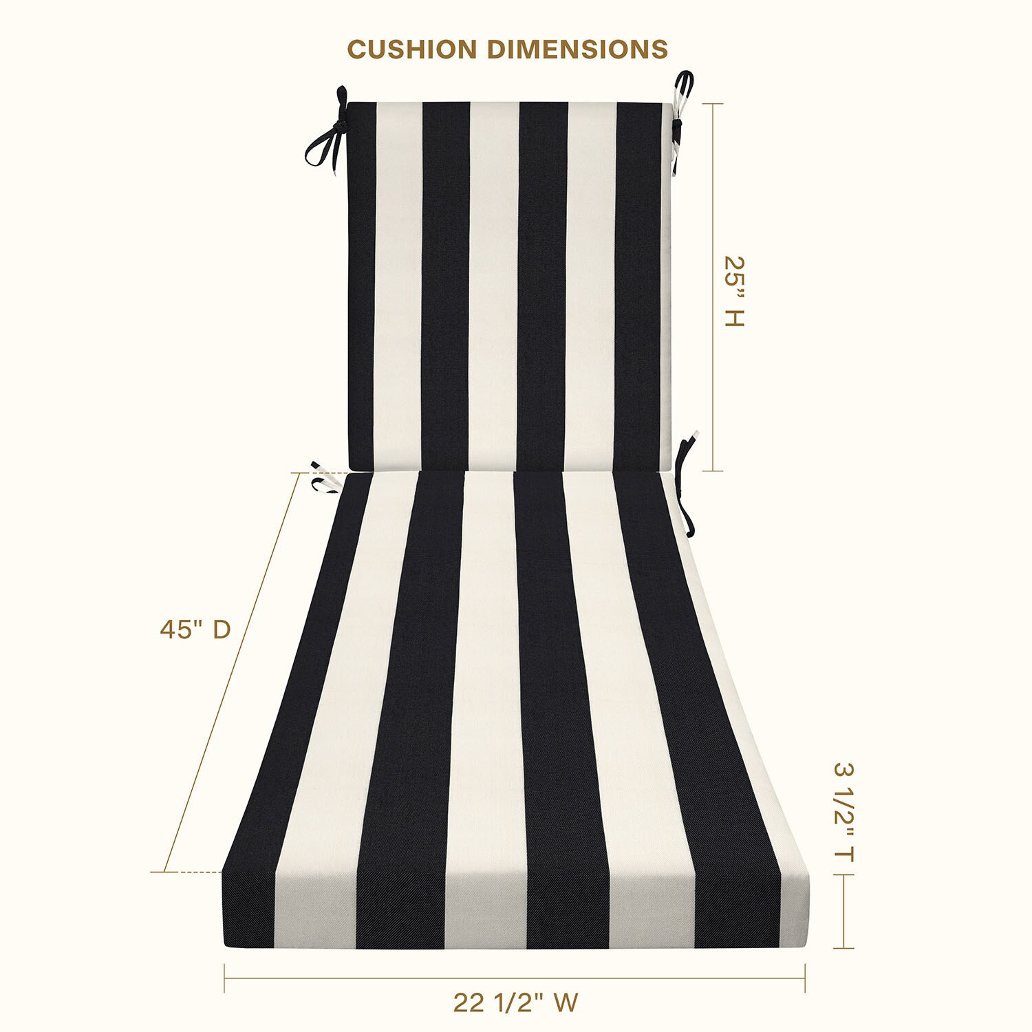 Style Selections 21403S-101A164 Patio-Furniture-Cushions - View #5