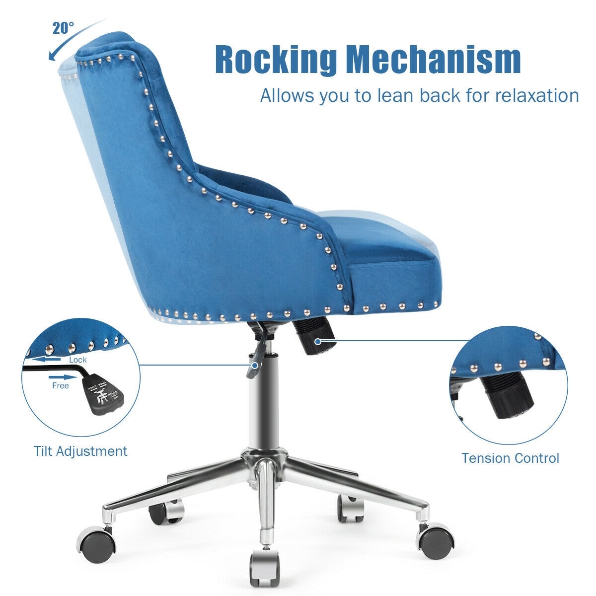 CASAINC WF-HW65486BL-LA Office-Chairs - View #7