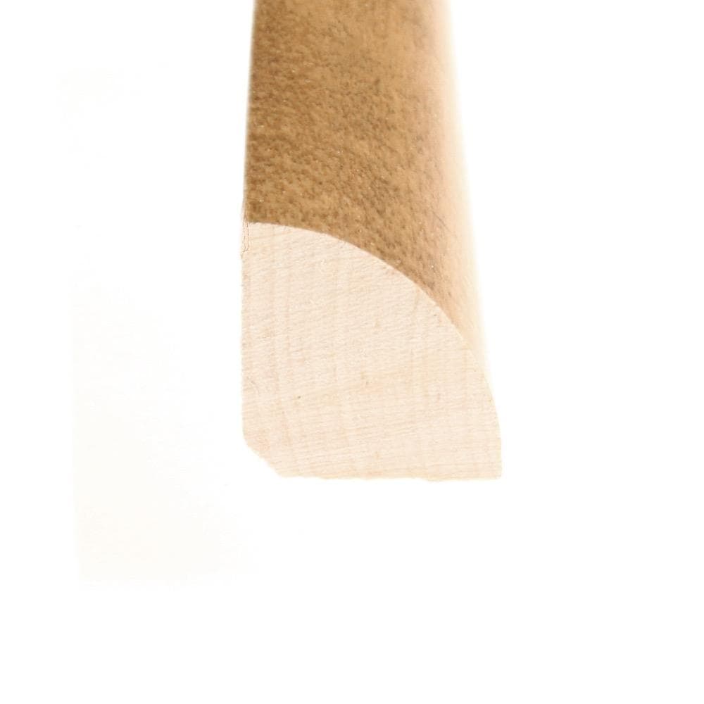 Flexco Vanilla 0.75-in T x 0.75-in W x 78-in L Solid Wood Quarter Round