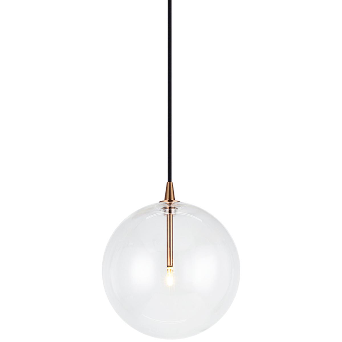 Matteo 2444340 Lighting C81811AGCL Bolha Pendant Aged Gold Brass