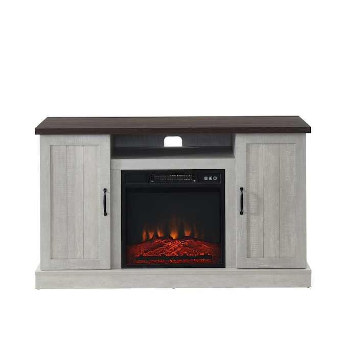 Electric Fireplaces Department At, White Console Table With Fireplace