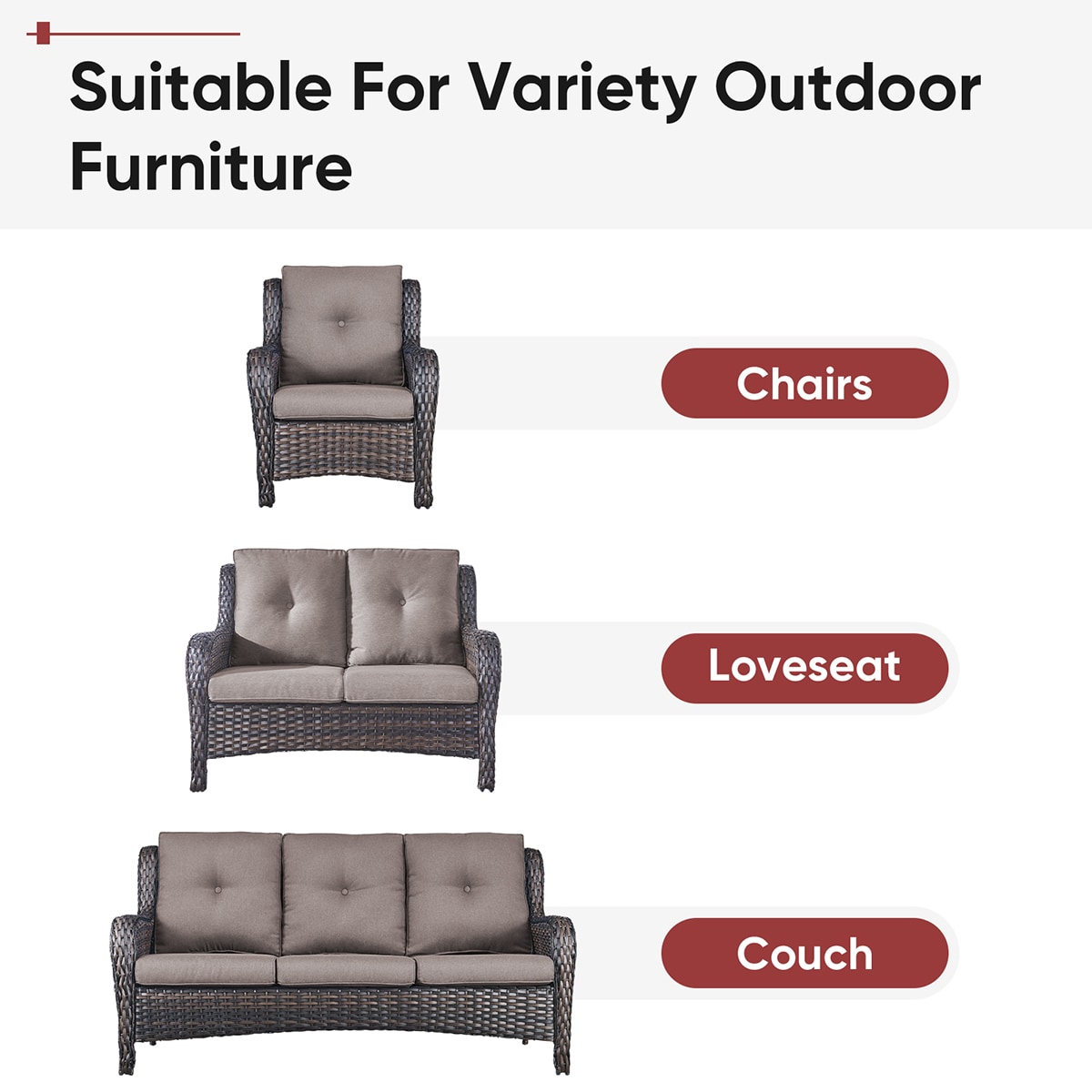Rilyson FSZBD006-3AA Patio-Furniture-Cushions - View #6