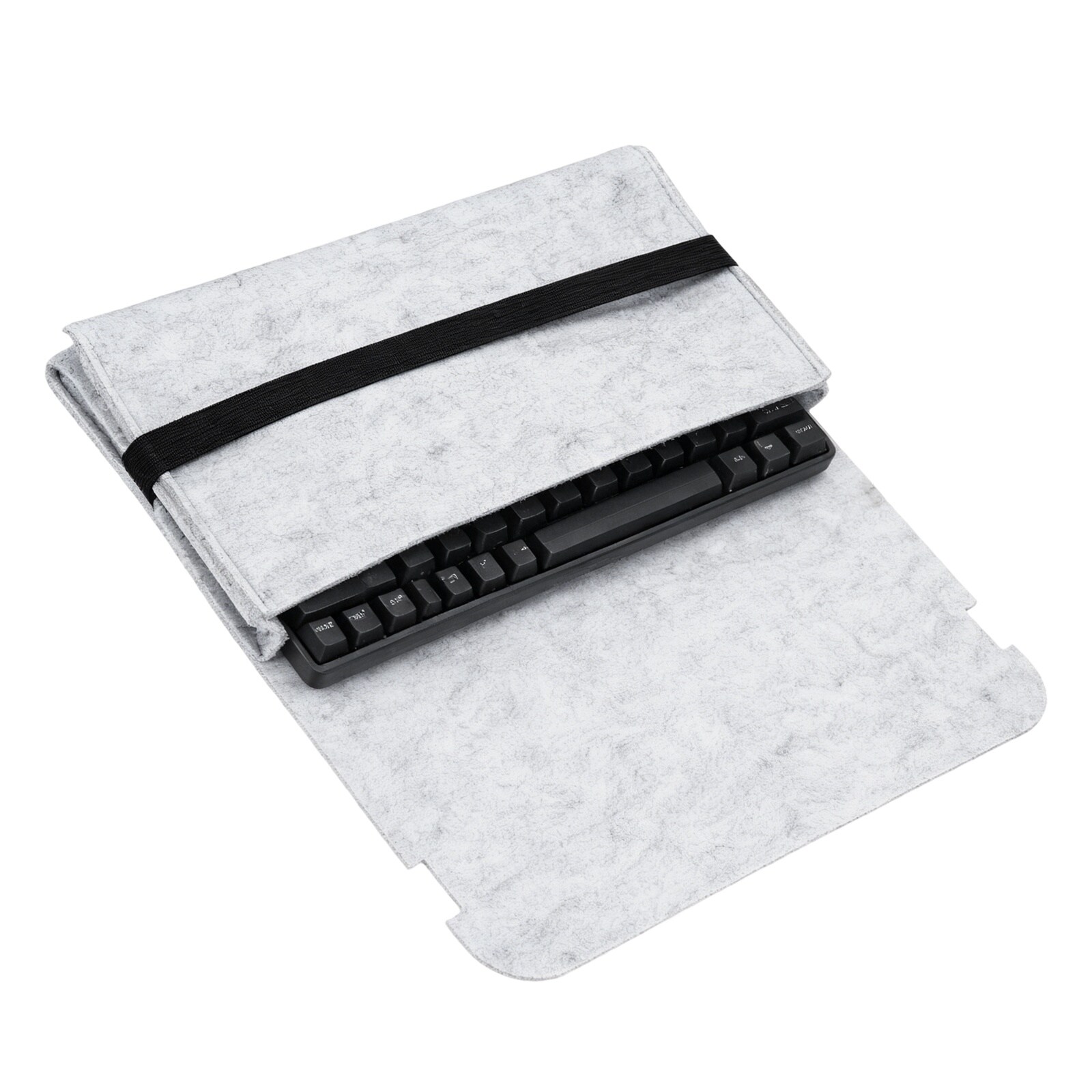Unique Bargains 68 Keys Keyboard Case Sleeve Travel Bag (13 x 6.3 x 1.6 ...