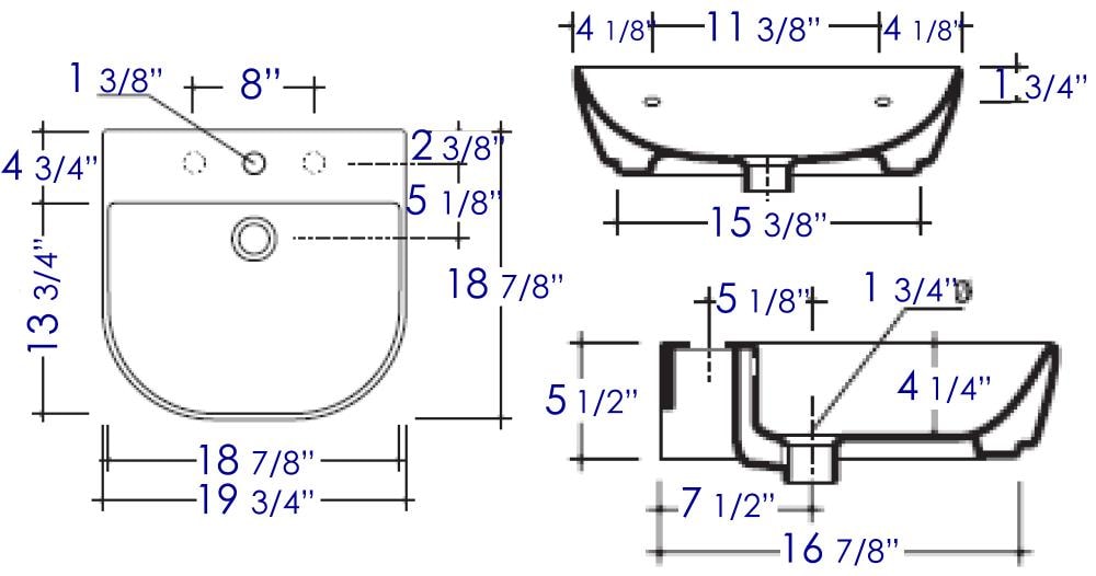 ALFI AB110 Bath-Sink - View #8