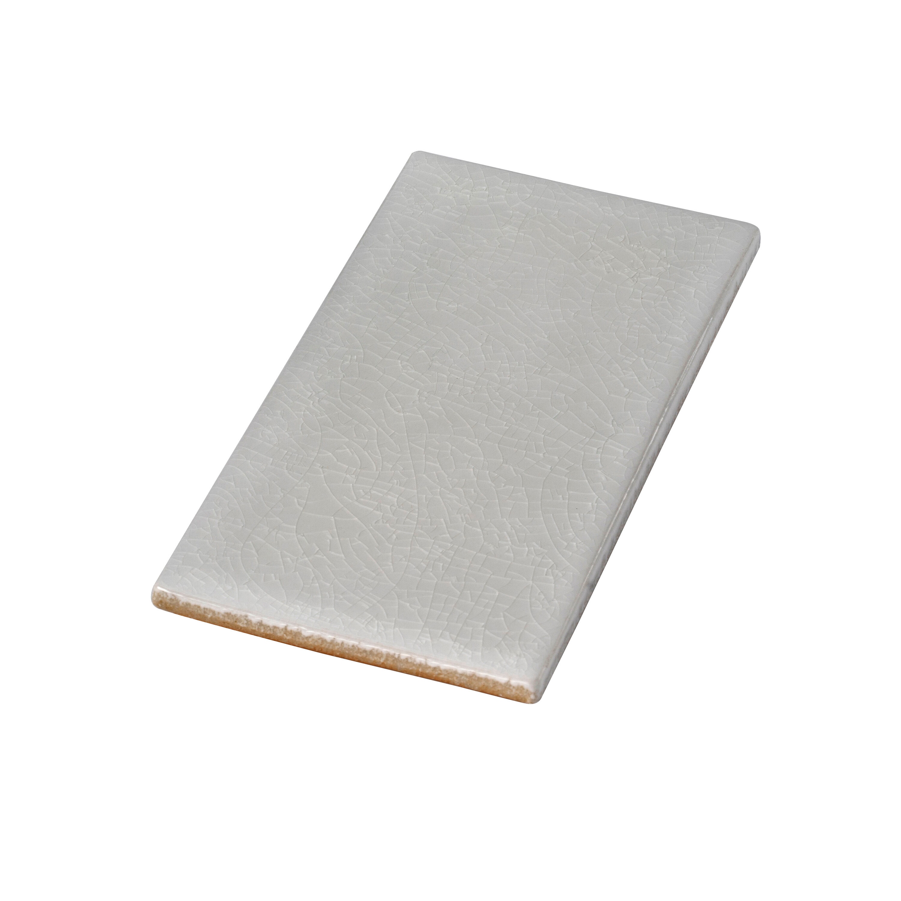 Apollo Tile (Sample) Deluxe White 3-in x 6-in Glossy Ceramic Marble Look Floor and Wall Tile