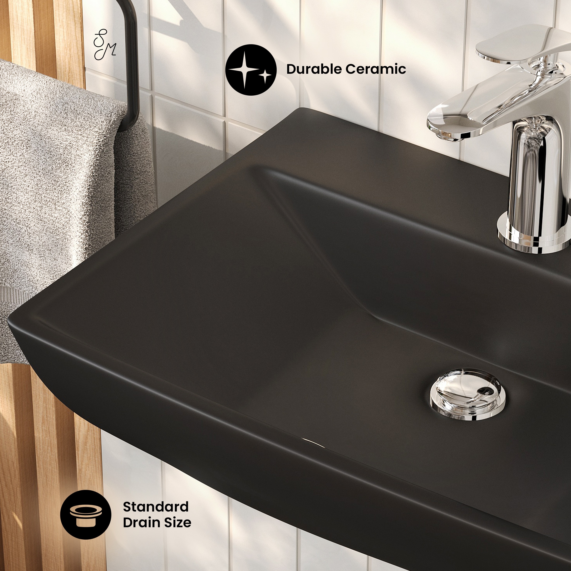 Swiss Madison SM-25-WSBES02MB Bath-Sink - View #4