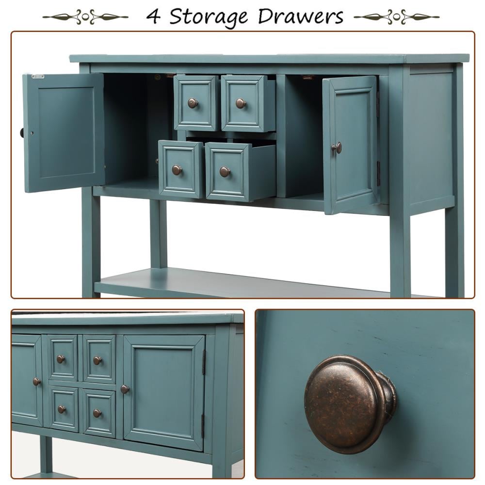 KINWELL Cambridge series buffet sideboard console table Modern Blue ...