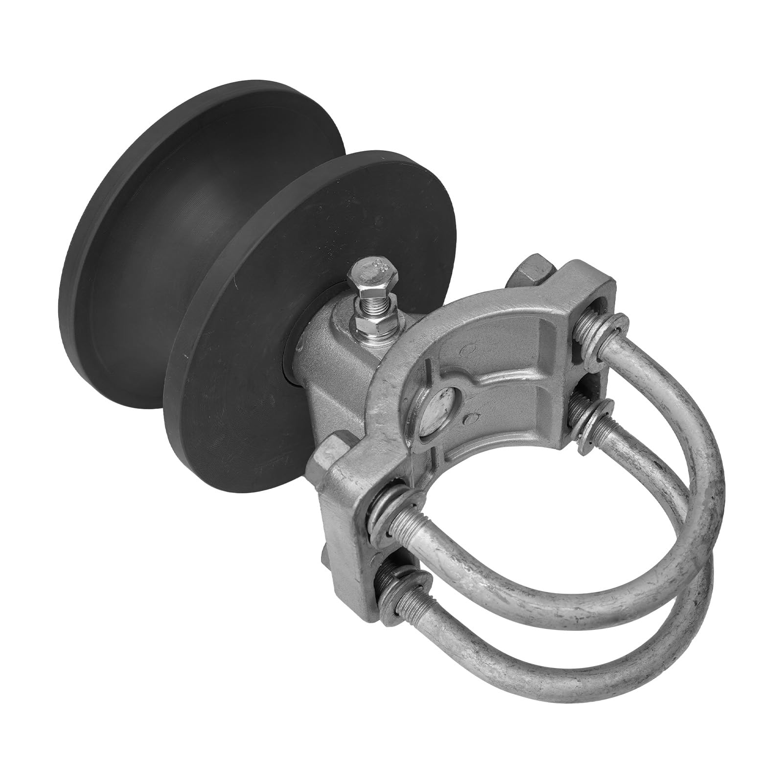 KHKFY  Sliding Gate Rollers Nylon Cantilever Slide Gate Rolling Cantilever 4 Round Post 2 3 8 or 2 1 2 for Chain Link Fence Gate Frame Slide Gate