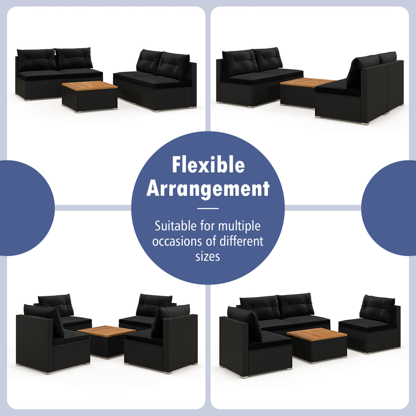 Costway HCST04941 Patio-Conversation-Sets - View #8
