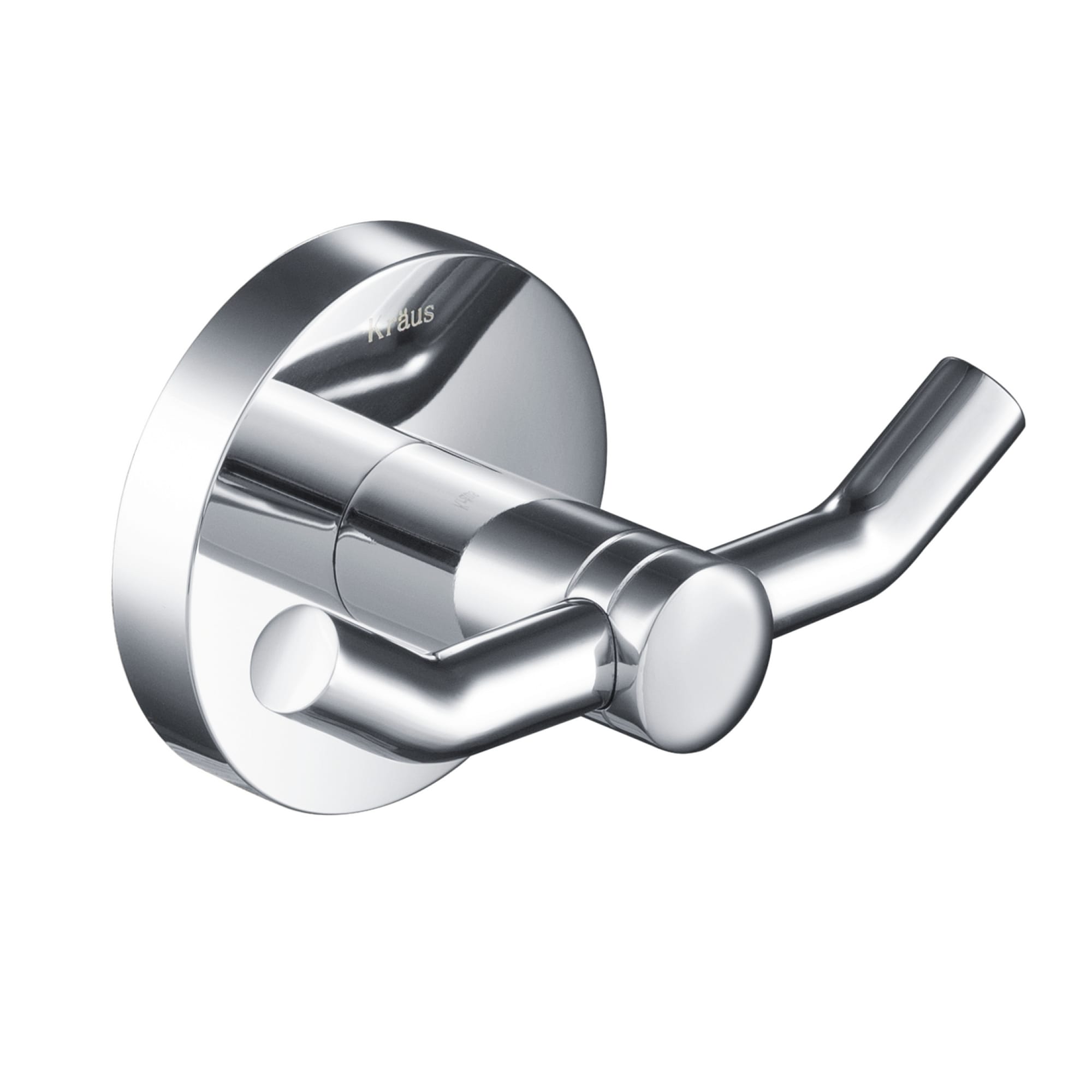 Kraus KEA-18802CH Elie Chrome Double -Hook Wall mount Towel Hook