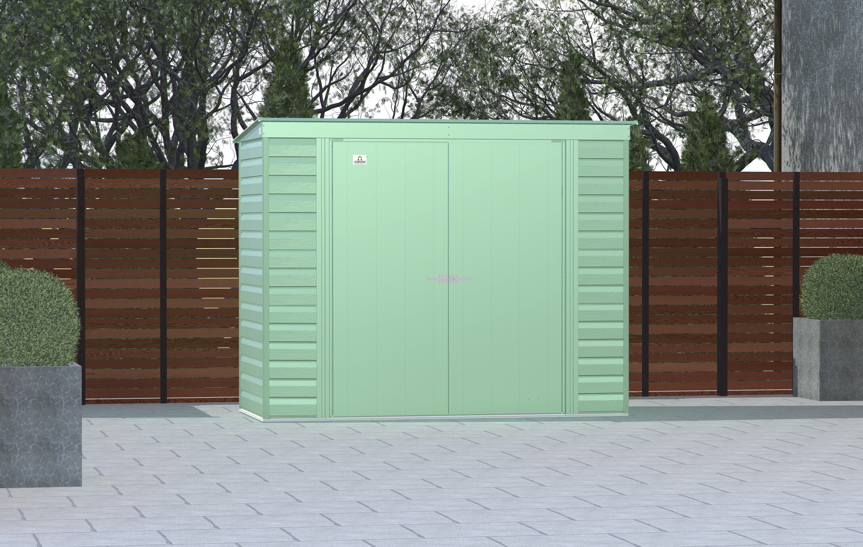 Arrow SCP84SG 8-ft x 4-ft Select Galvanized steel Storage Shed