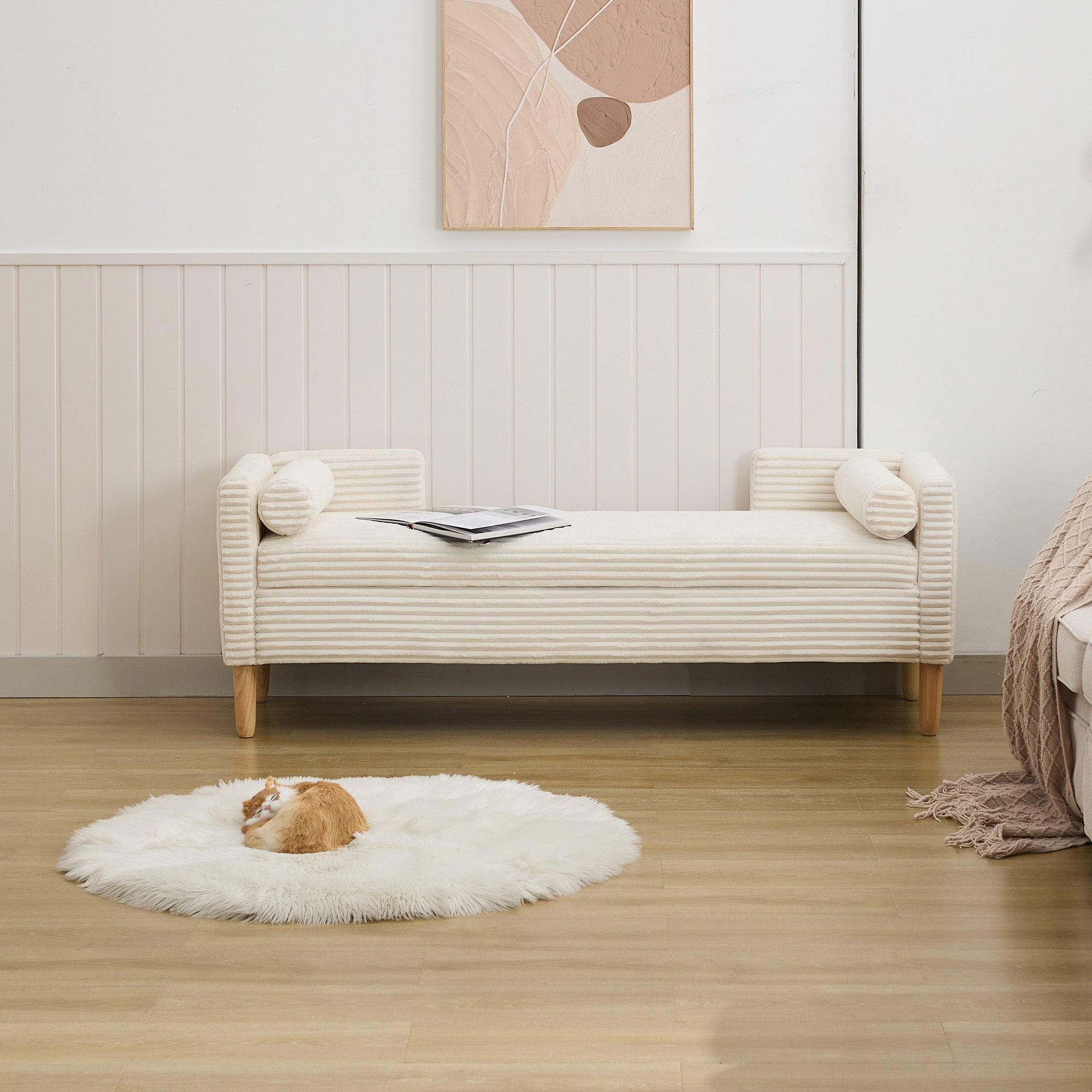 Aortzio HM-S4085-IVORY bench - View #7