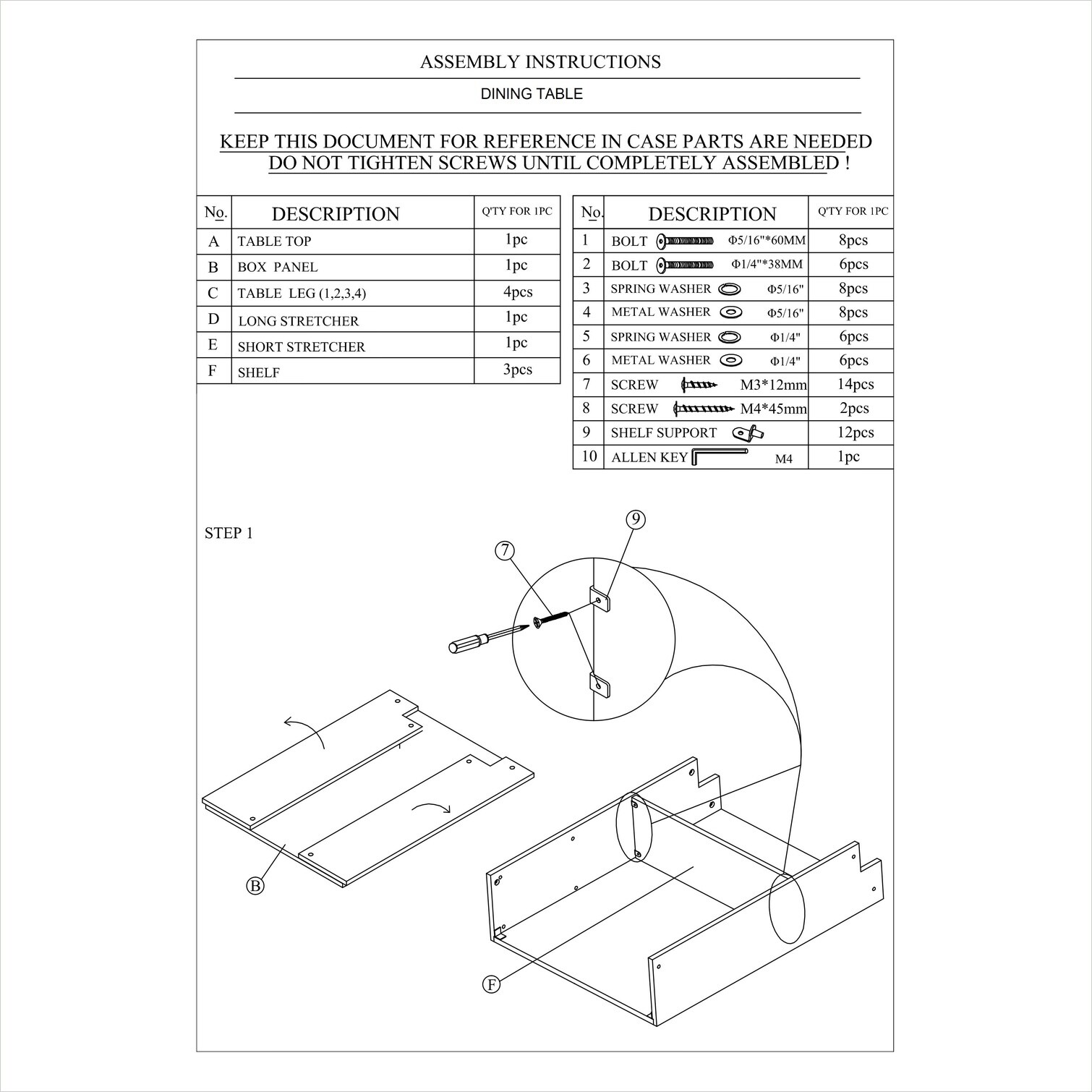 SUNCREAT OB76A6I580Y7 Dining-Tables - View #8
