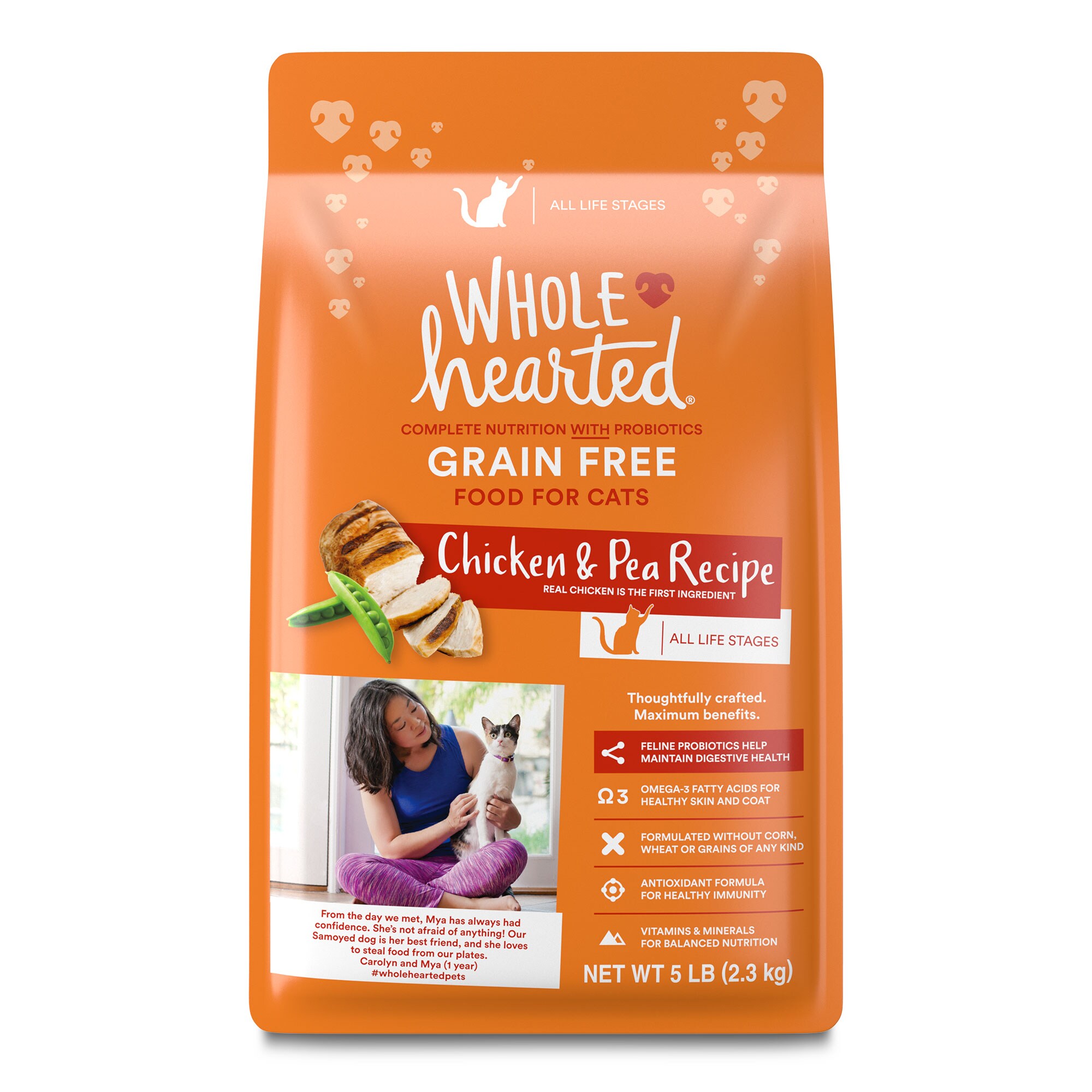 WholeHearted Adult Chicken Cat Food 5-lb