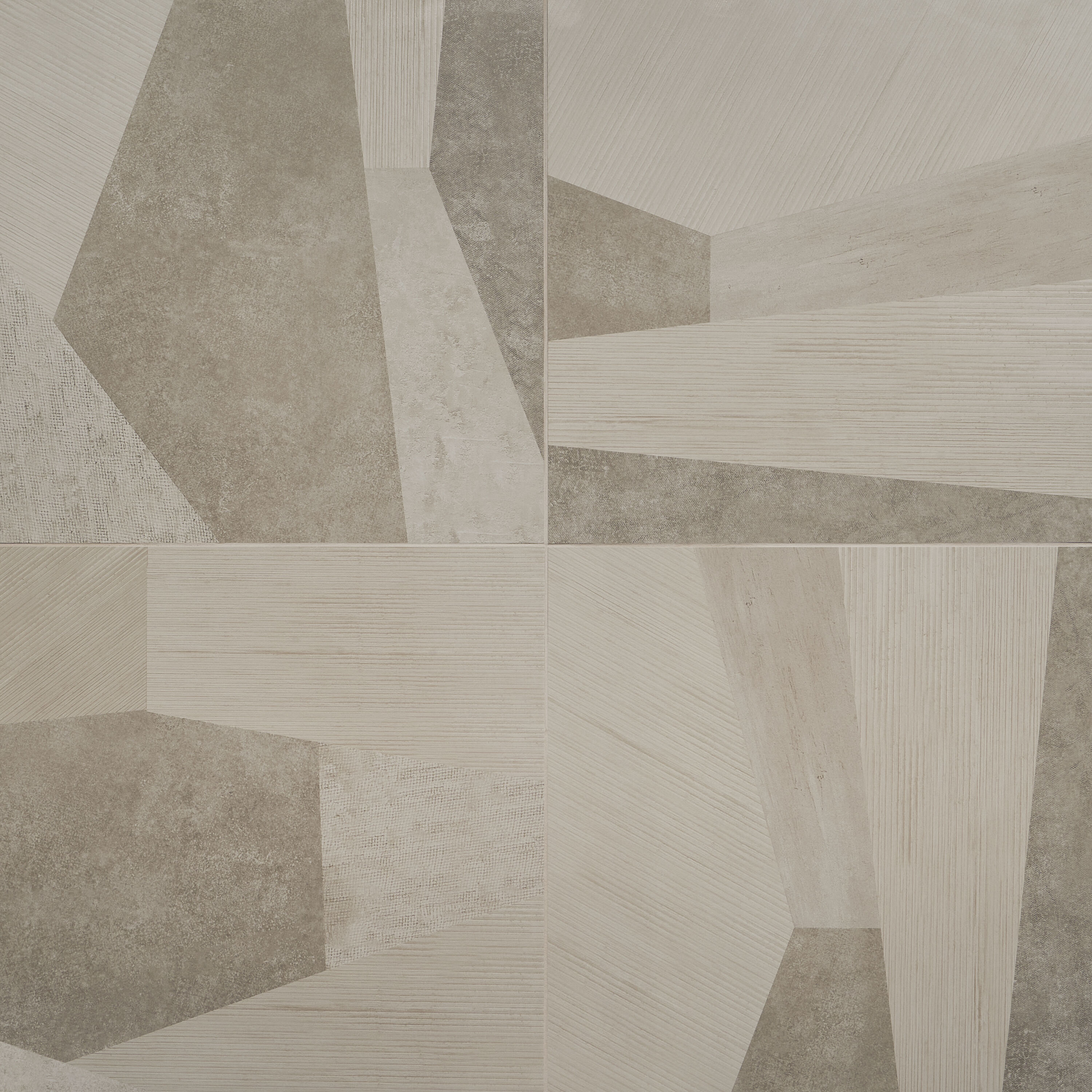 Artmore Tile Narrative Taupe 24-in x 24-in Matte Porcelain Patterned ...