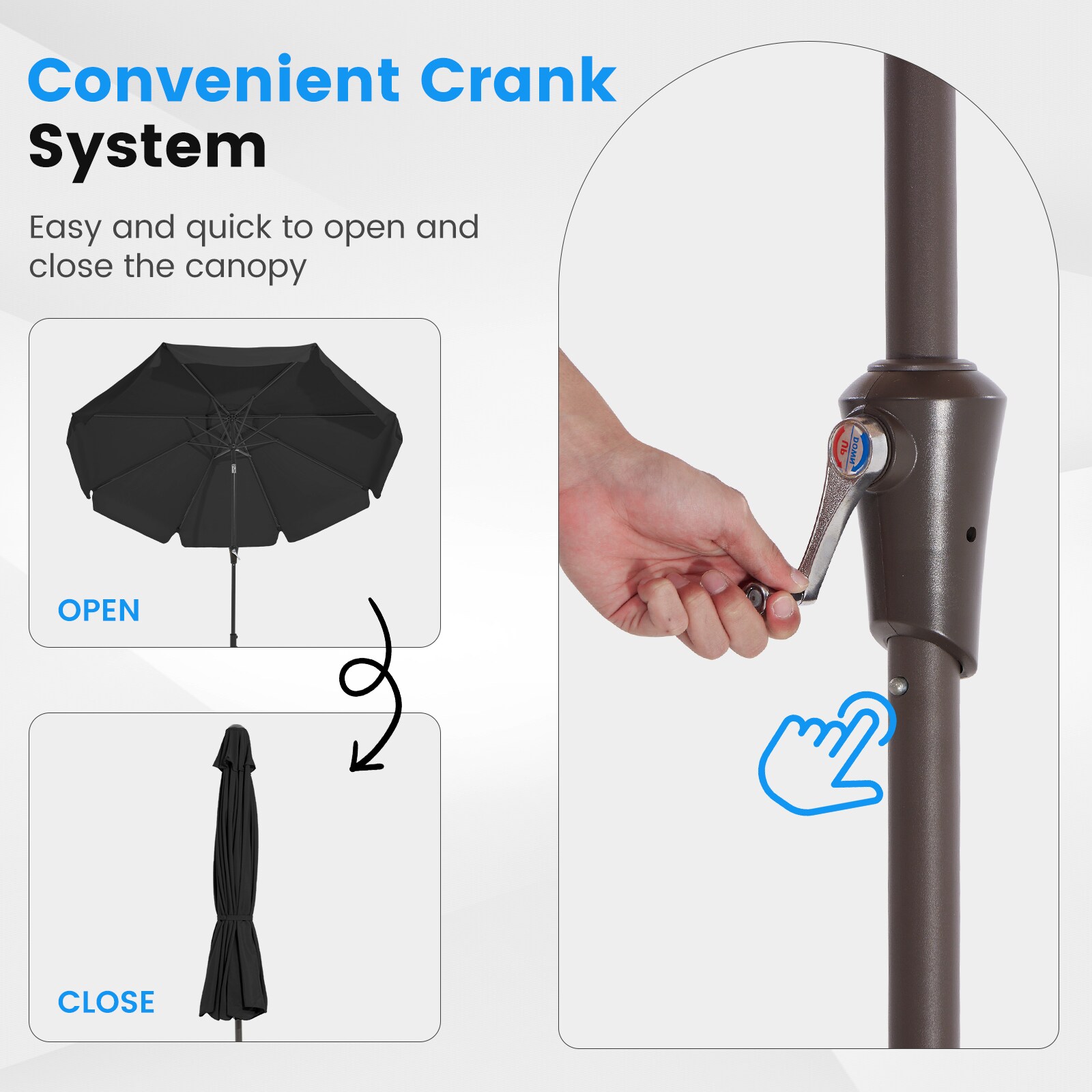 VOUA 9CBZZS-BK Umbrellas-2 - View #6