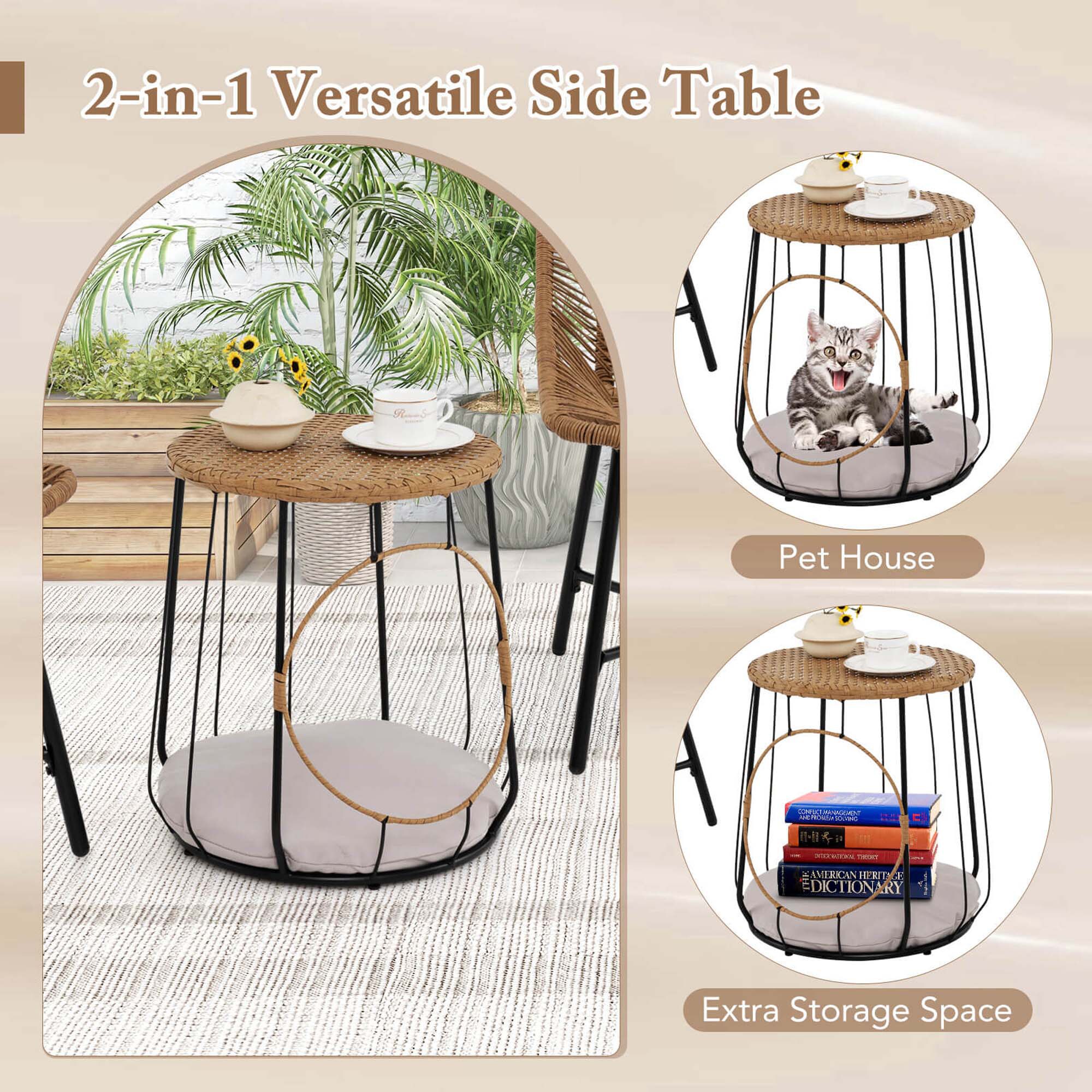 Costway HCST05468 Patio-Conversation-Sets - View #6