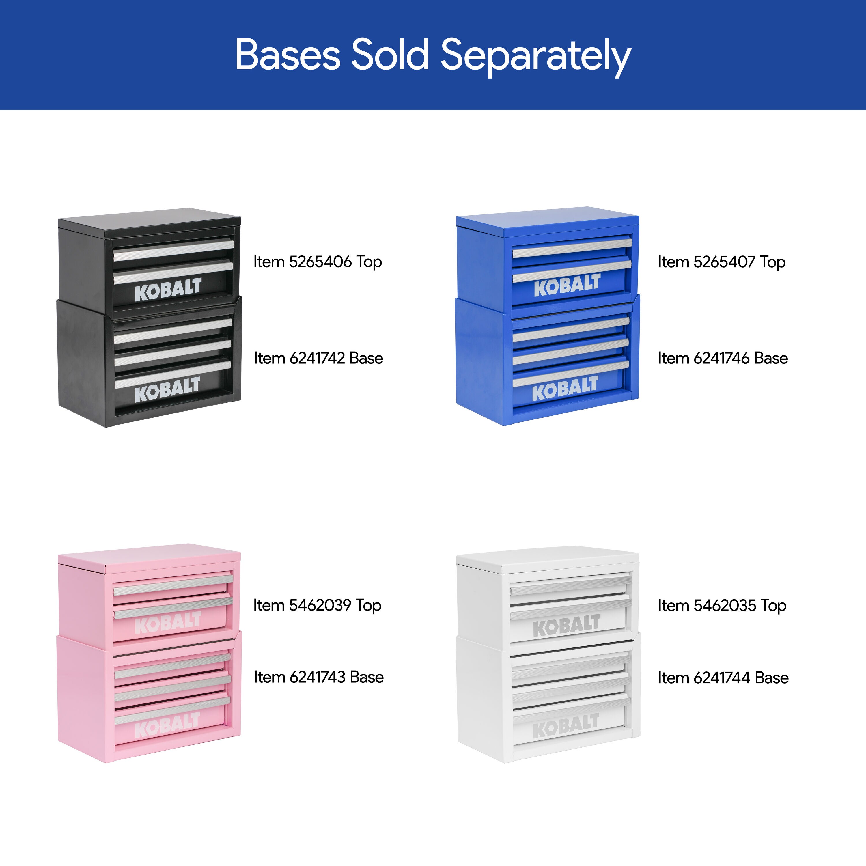 Kobalt Mini 10.83-in 2-Drawer Pink Steel Tool Box