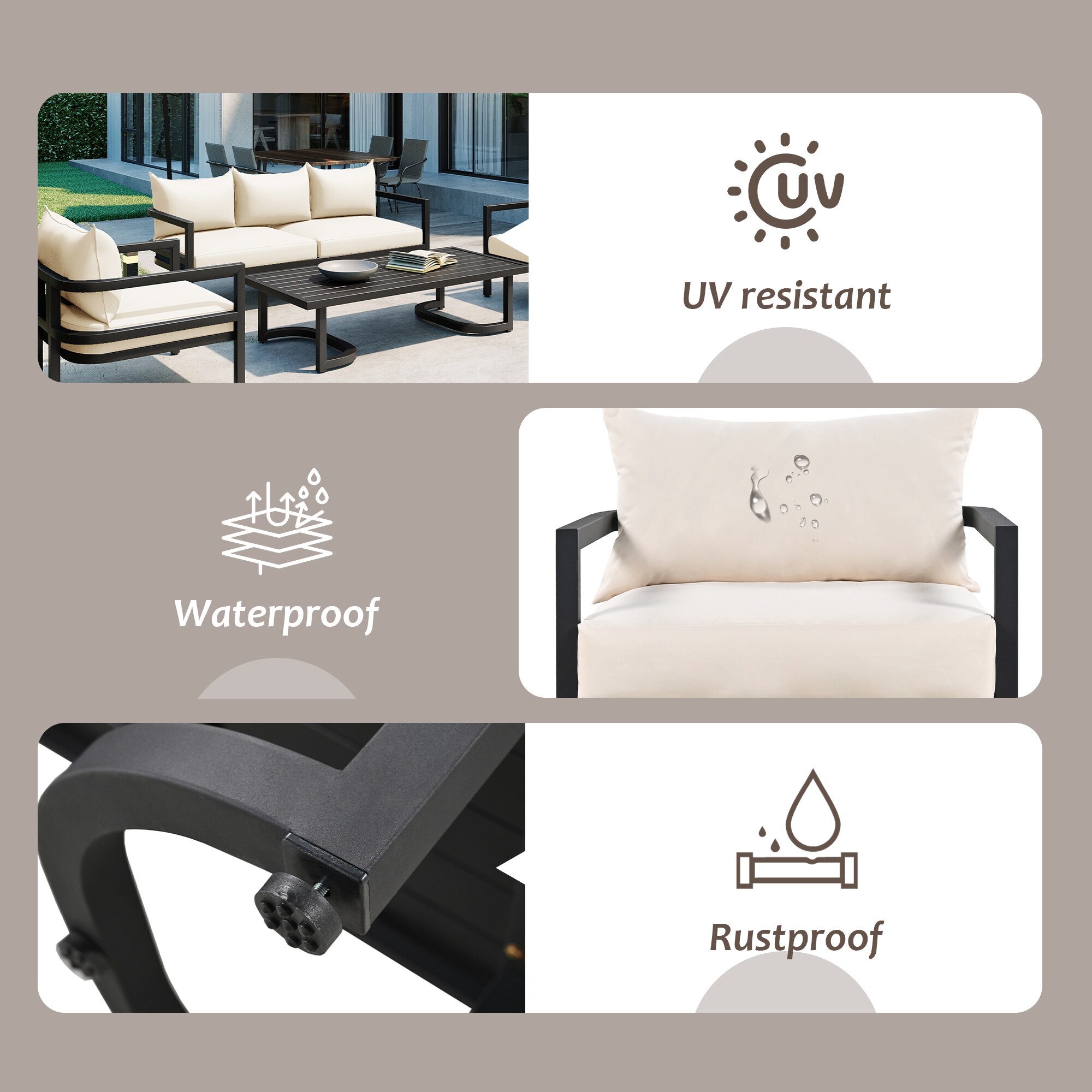 ModernLuxe L-WY000333AAA Patio-Conversation-Sets - View #5