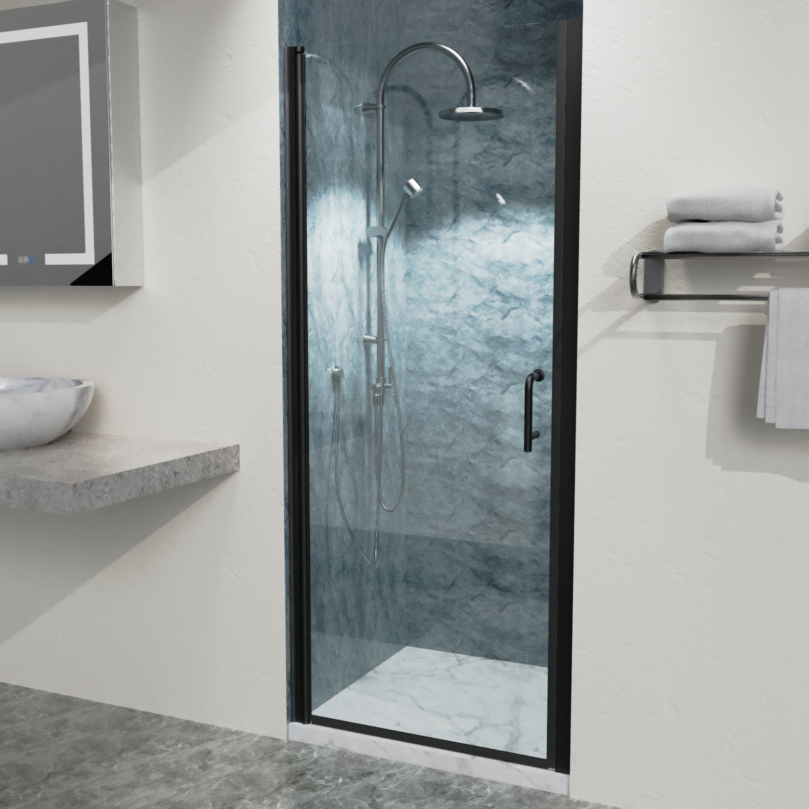 WELLFOR CB-FTL12207 Shower-Doors - View #2